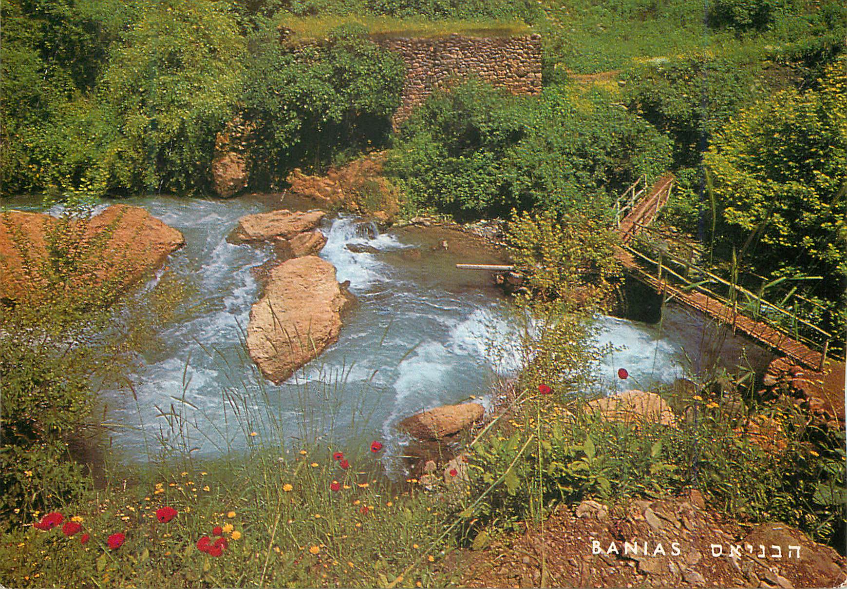 CPM Banias One fo the Three Sources of The River Jordan