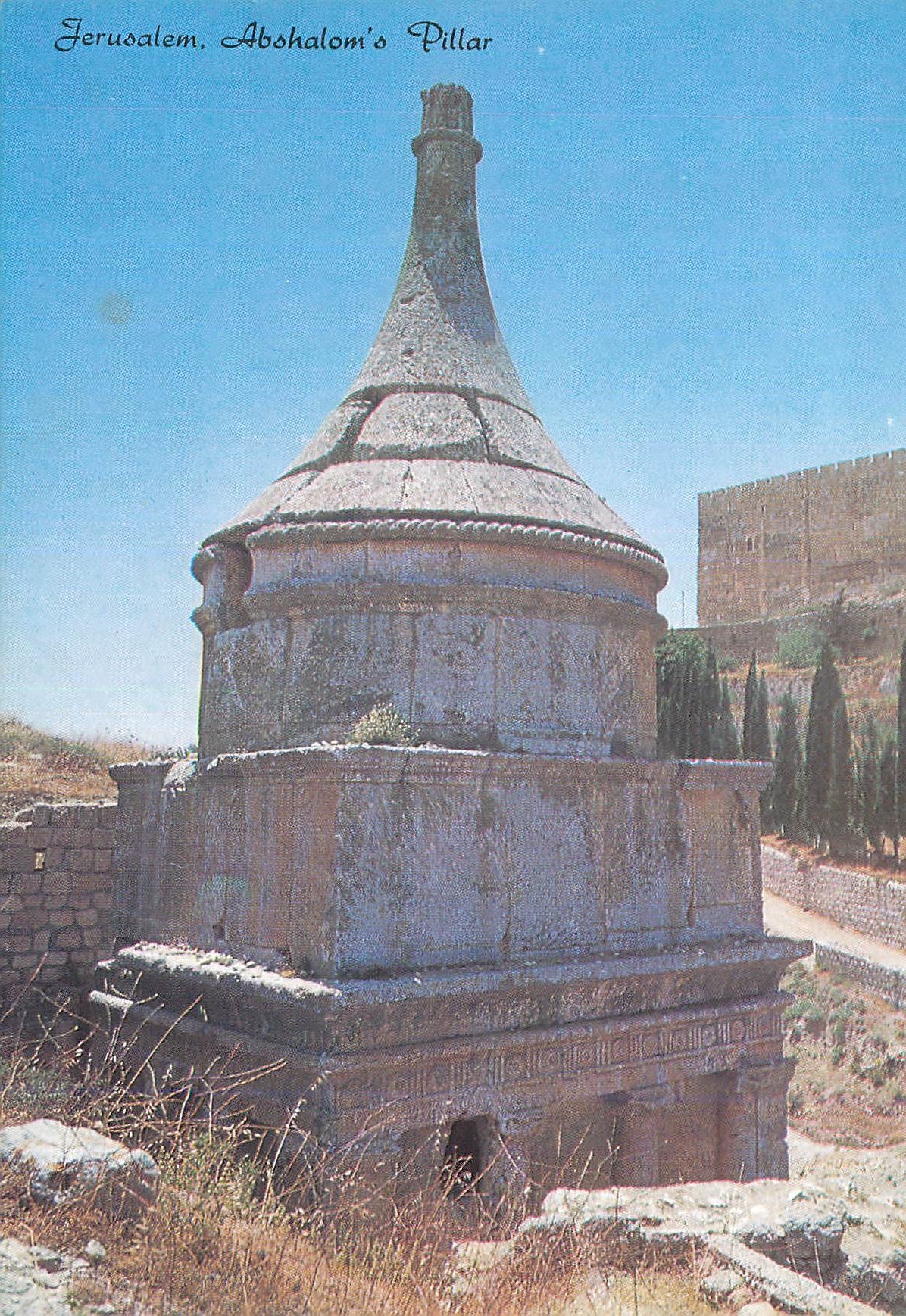CPM Jerusalem Tombeau d'Absalon