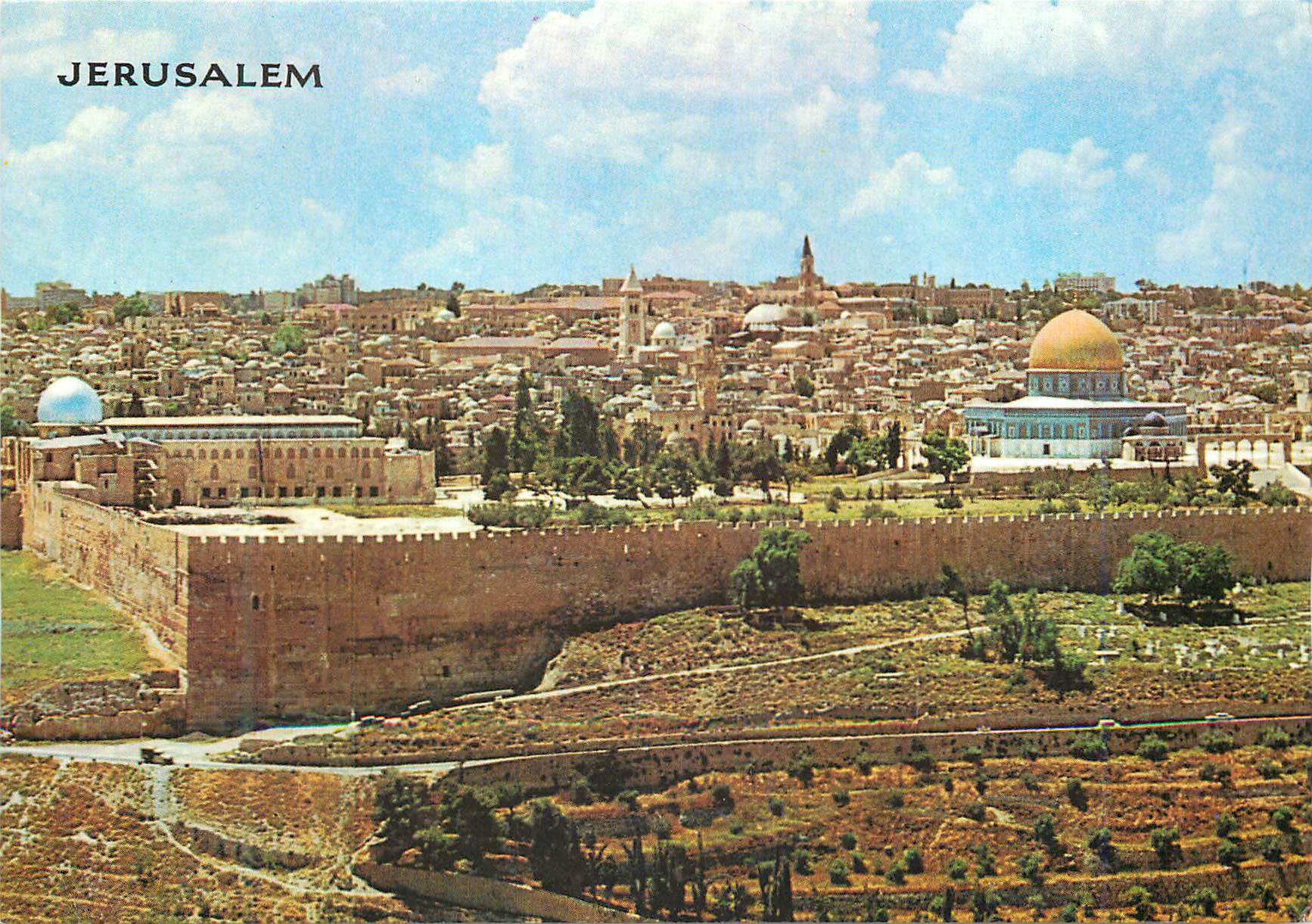 CPM Jerusalem Vue du Mont Des Olivier