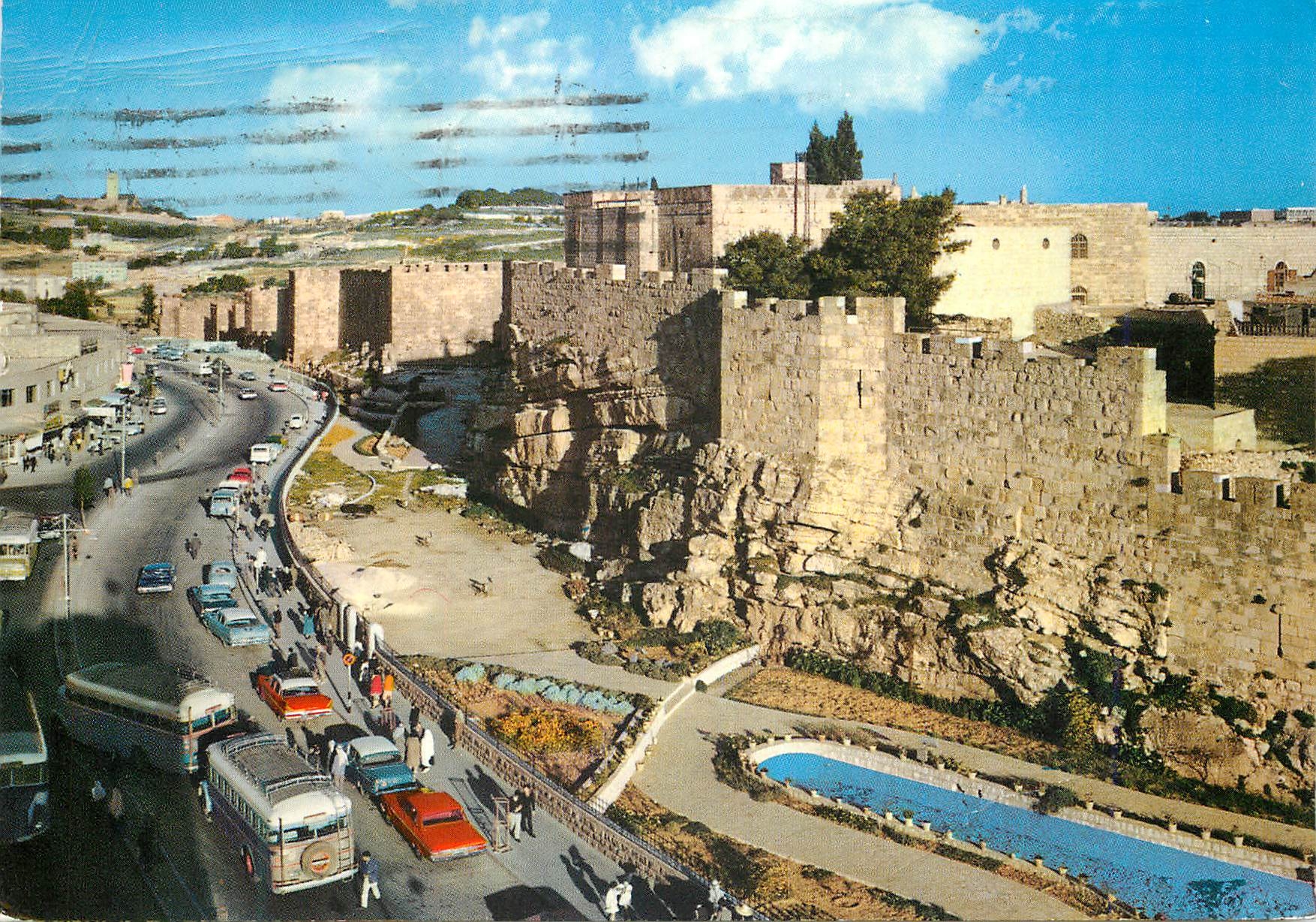 CPM Jerusalem View of Jerusalem Walls from the North