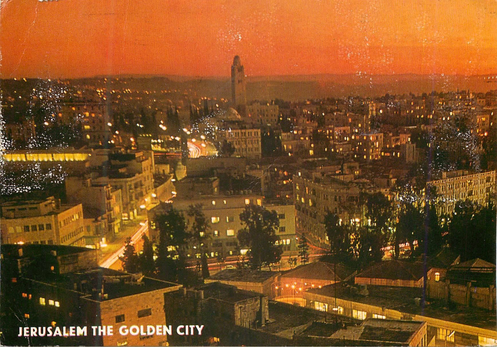 CPM Jerusalem The Golden City