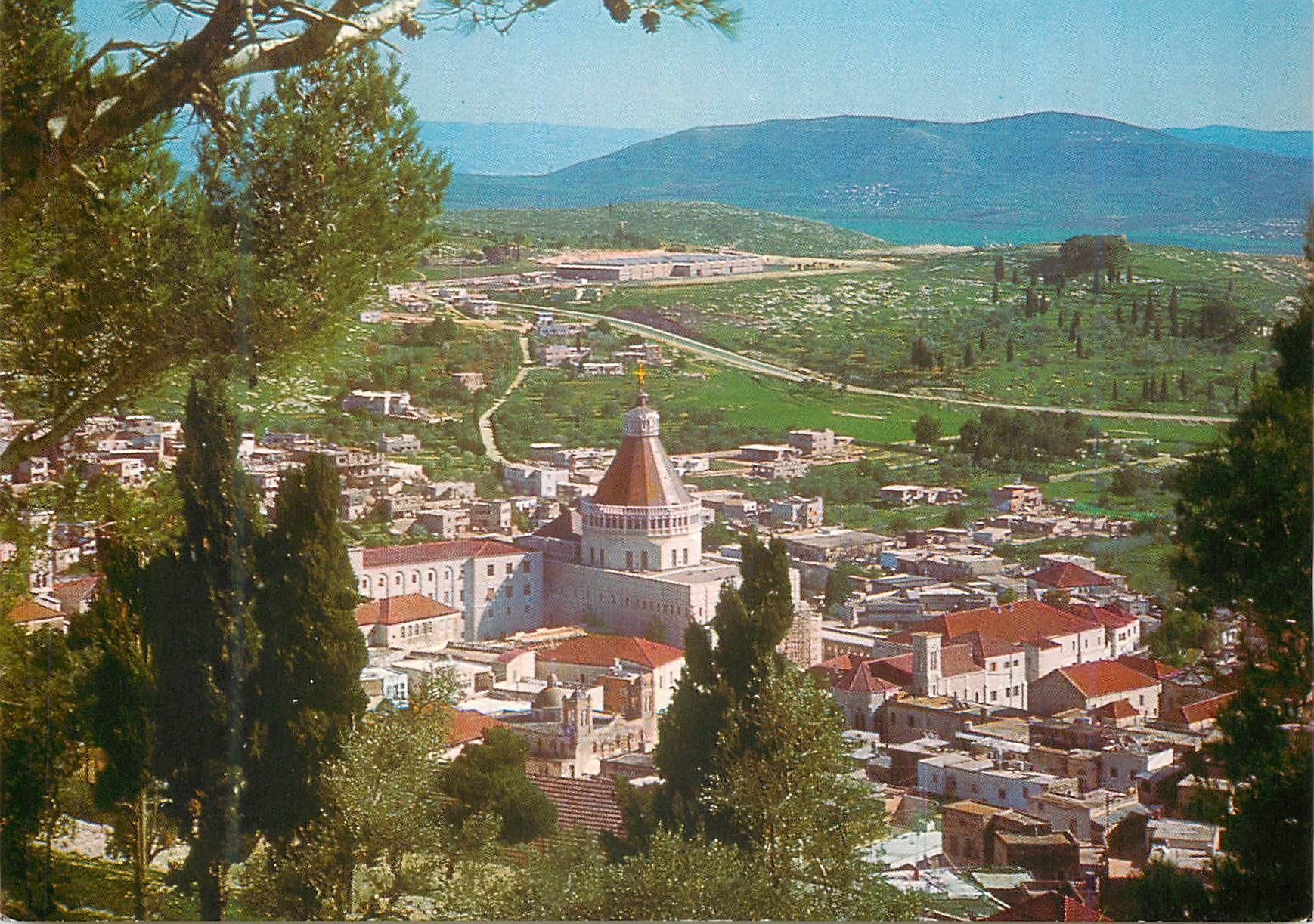 CPM Nazareth Partial view with the new church of Annunciation