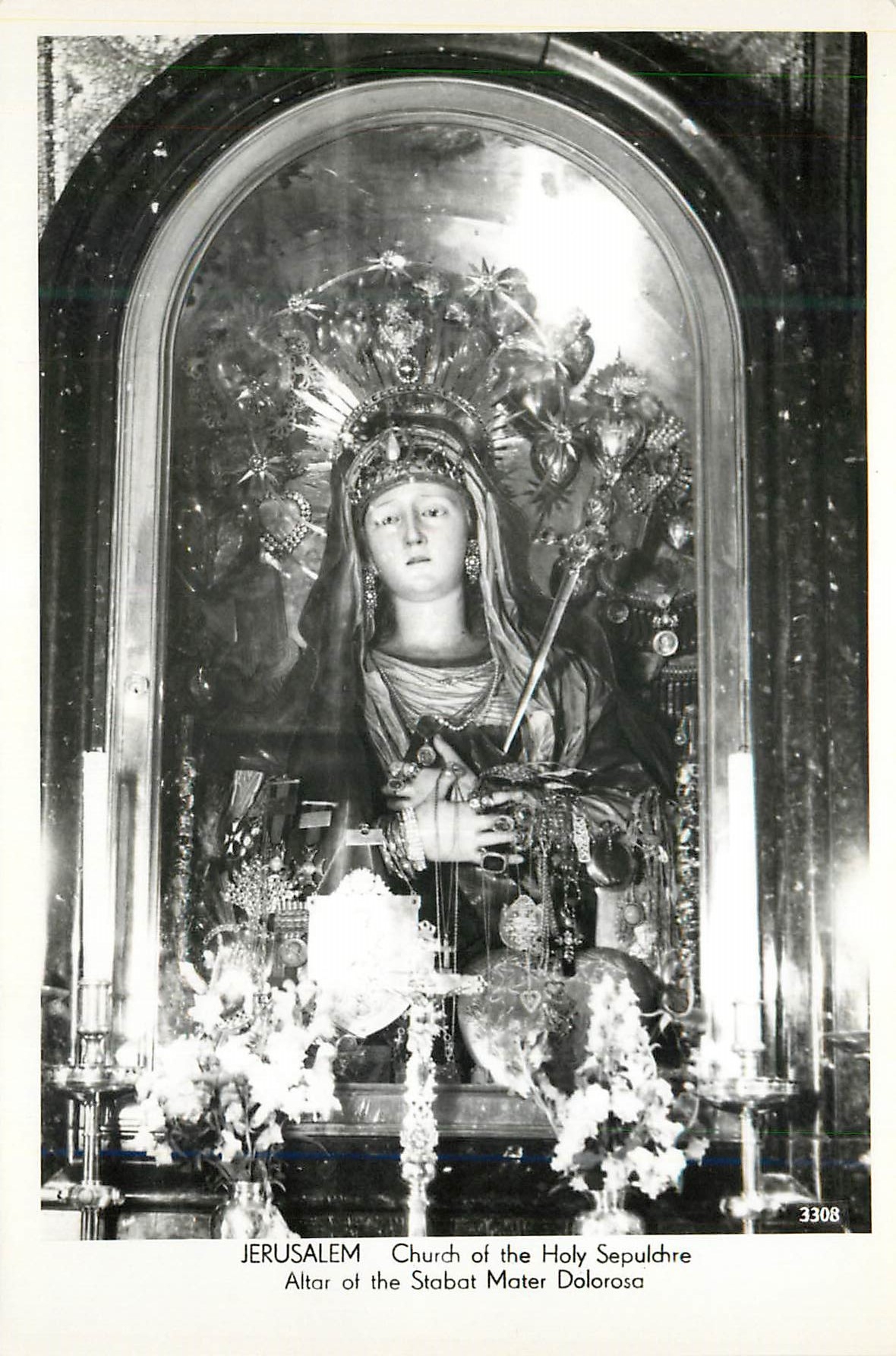 CPM Jerusalem Church of the Holy Sepulchre Altar of the Stabat Mater Dolorosa
