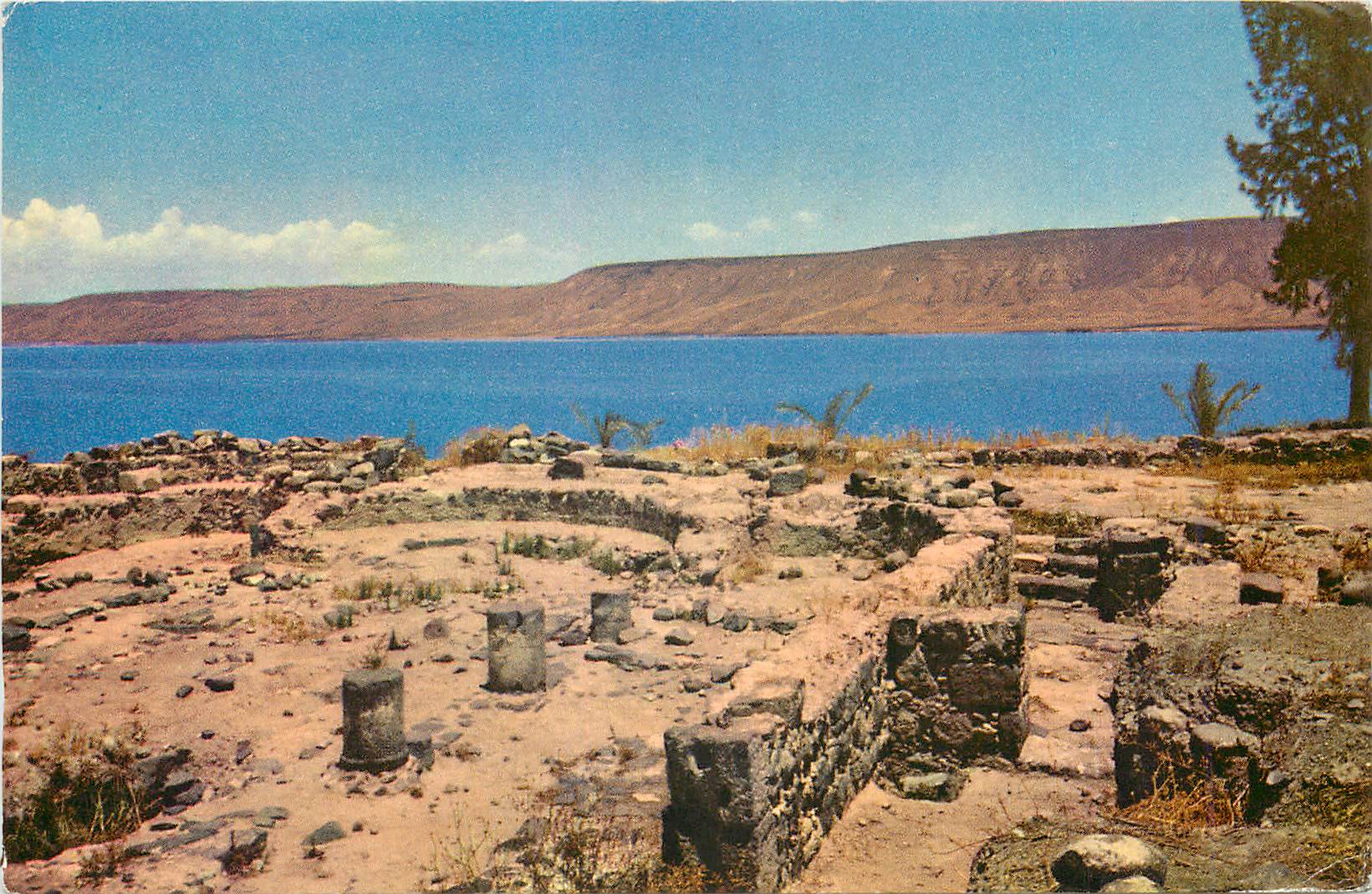 CPM Remnante of Byzantine Church at Beth Jebah Lake of Galilee