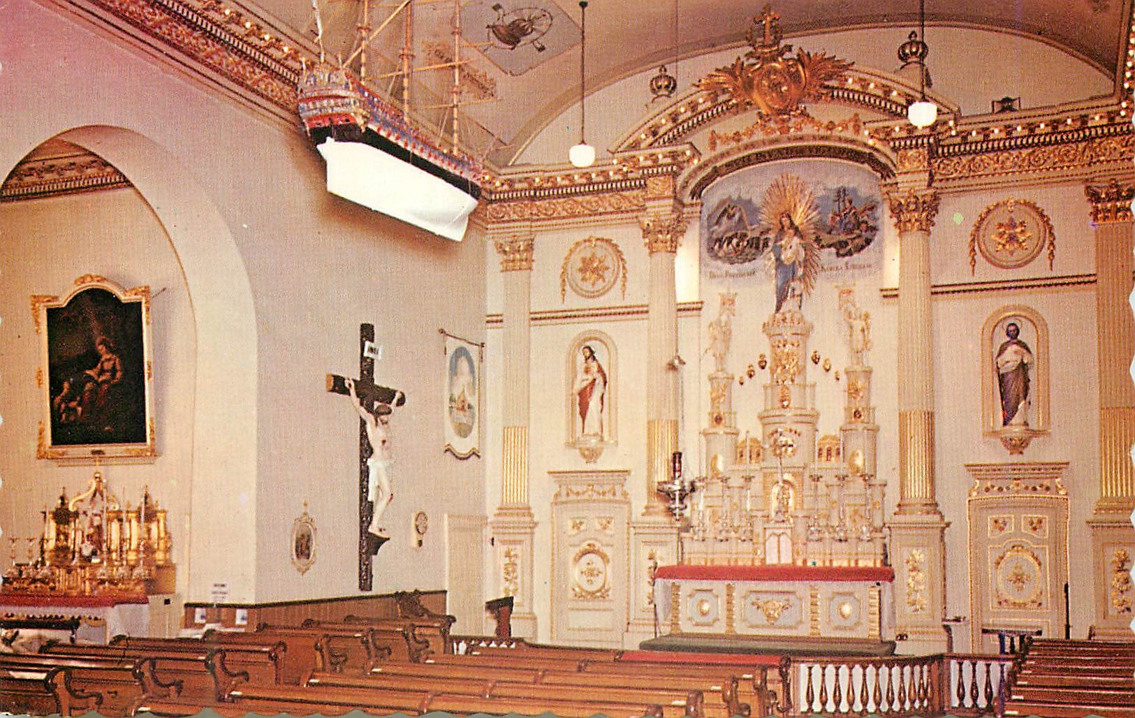 CPM Canada Interieur de l'eglise Notre-Dame-Des-Victoires