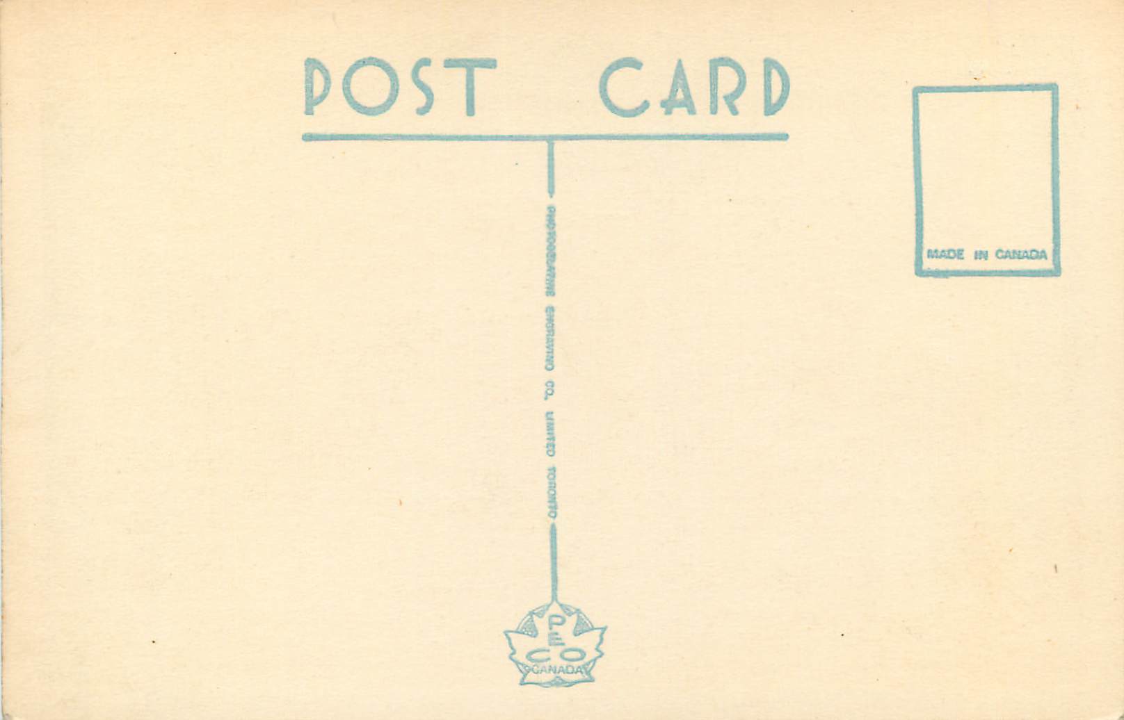 CPM Canada Ontario Post Office and Dominion Public Building Fort William — Back