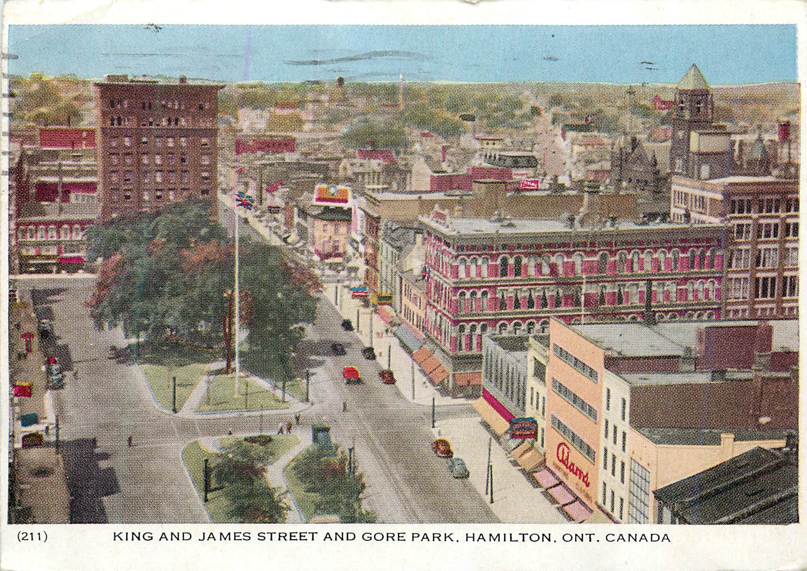 CPM Canada Ontario Hamilton King and James Street and Gore Park