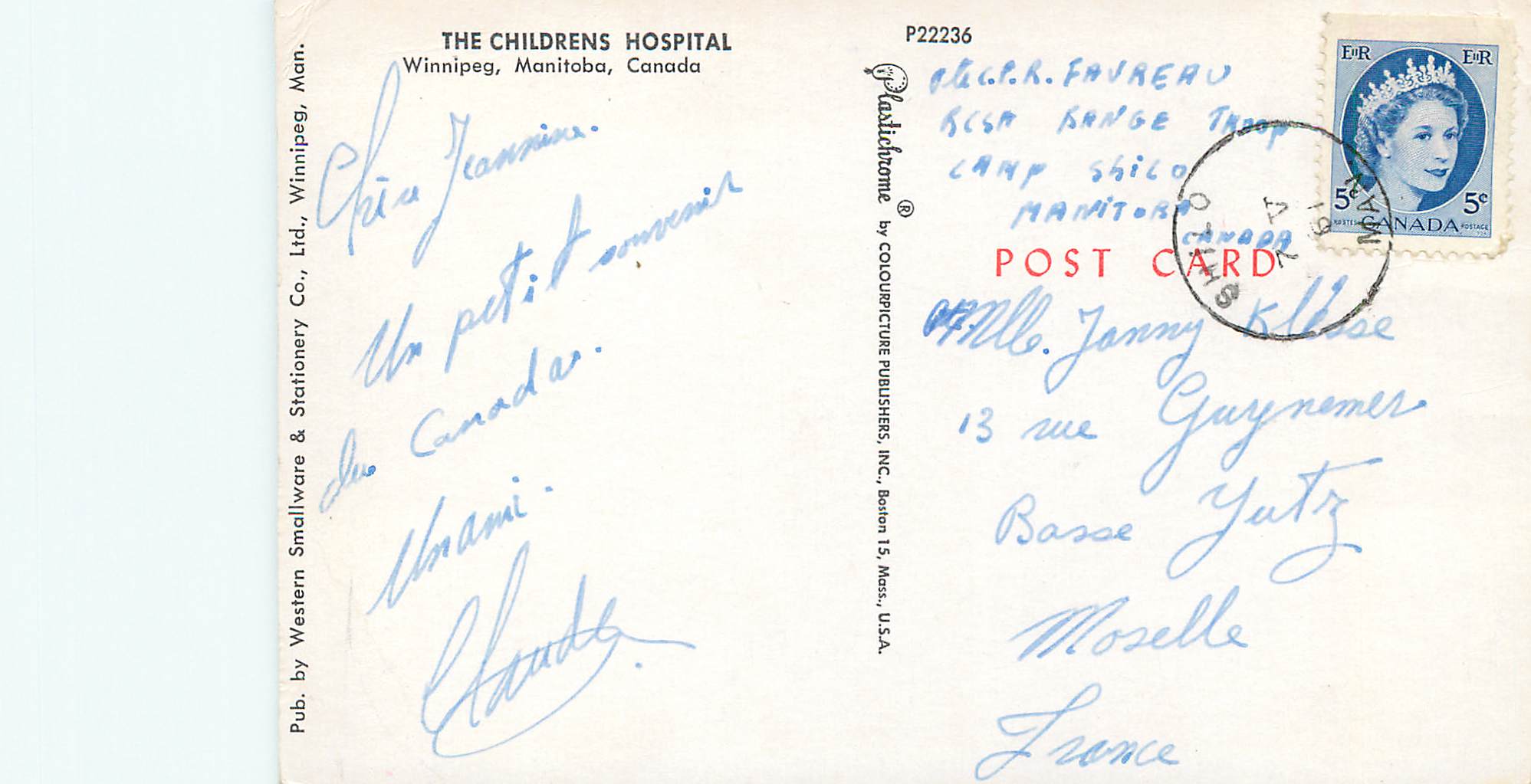 CPM Canada Manitaba Winnipeg the Childrens Hospital — Back