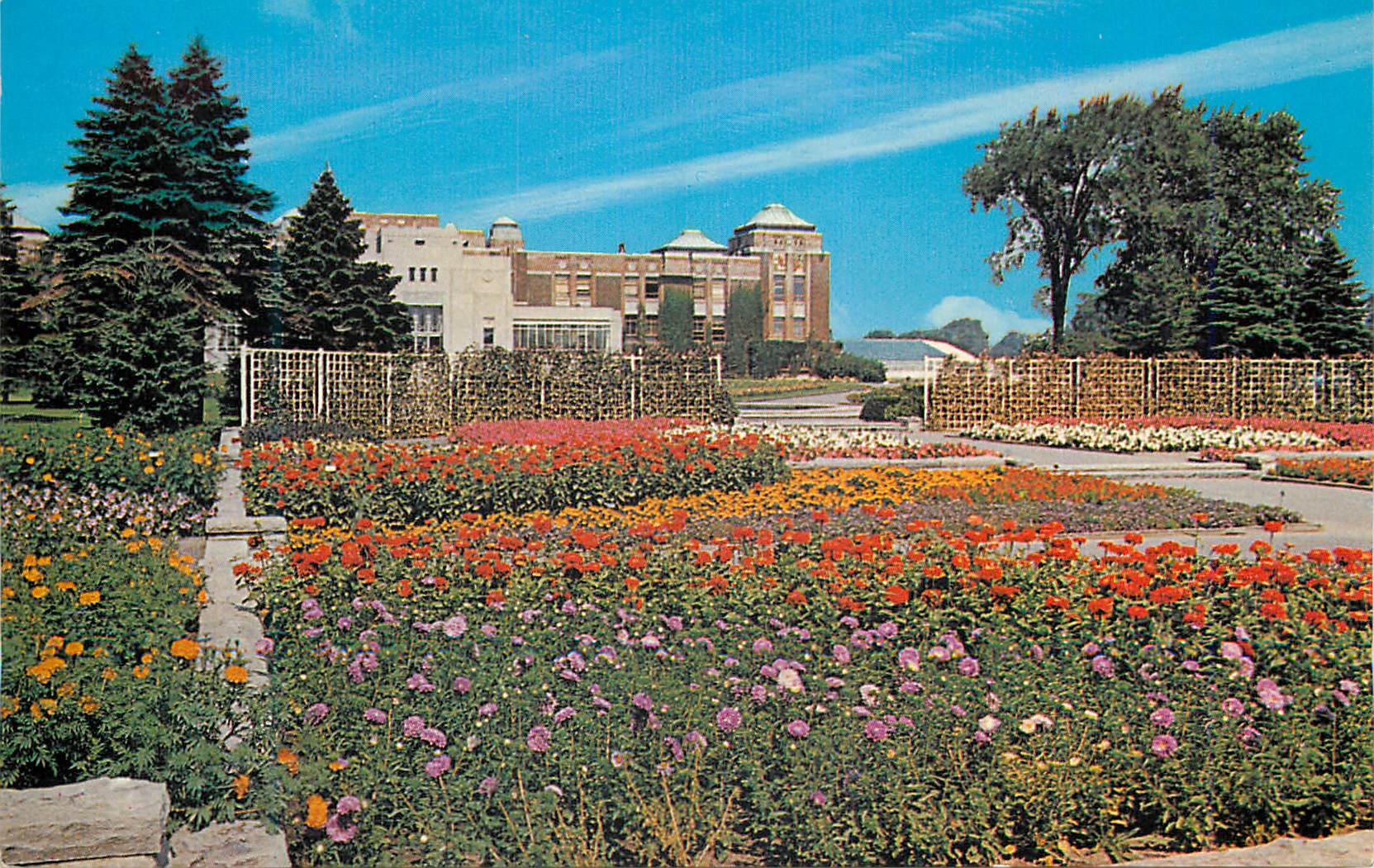 CPM Canada Montreal Quebec Le Jardin Botanique