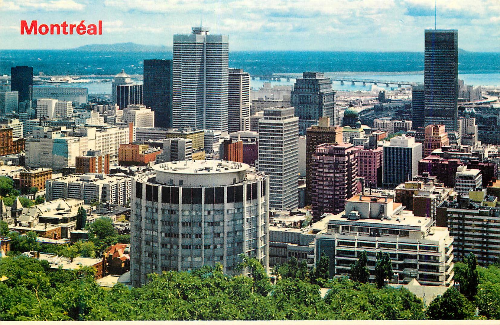 CPM Canada Montreal The City from Mt-Royal Look-Out