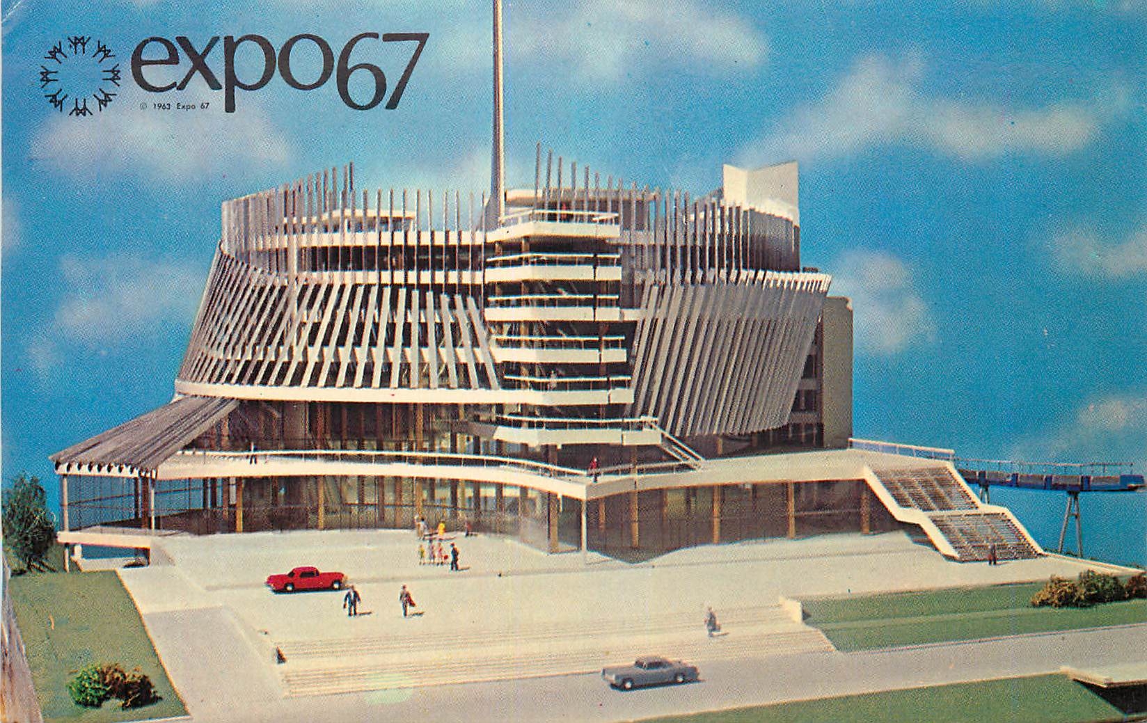 CPM Canada Montreal Le Pavillon de la France Expo 67