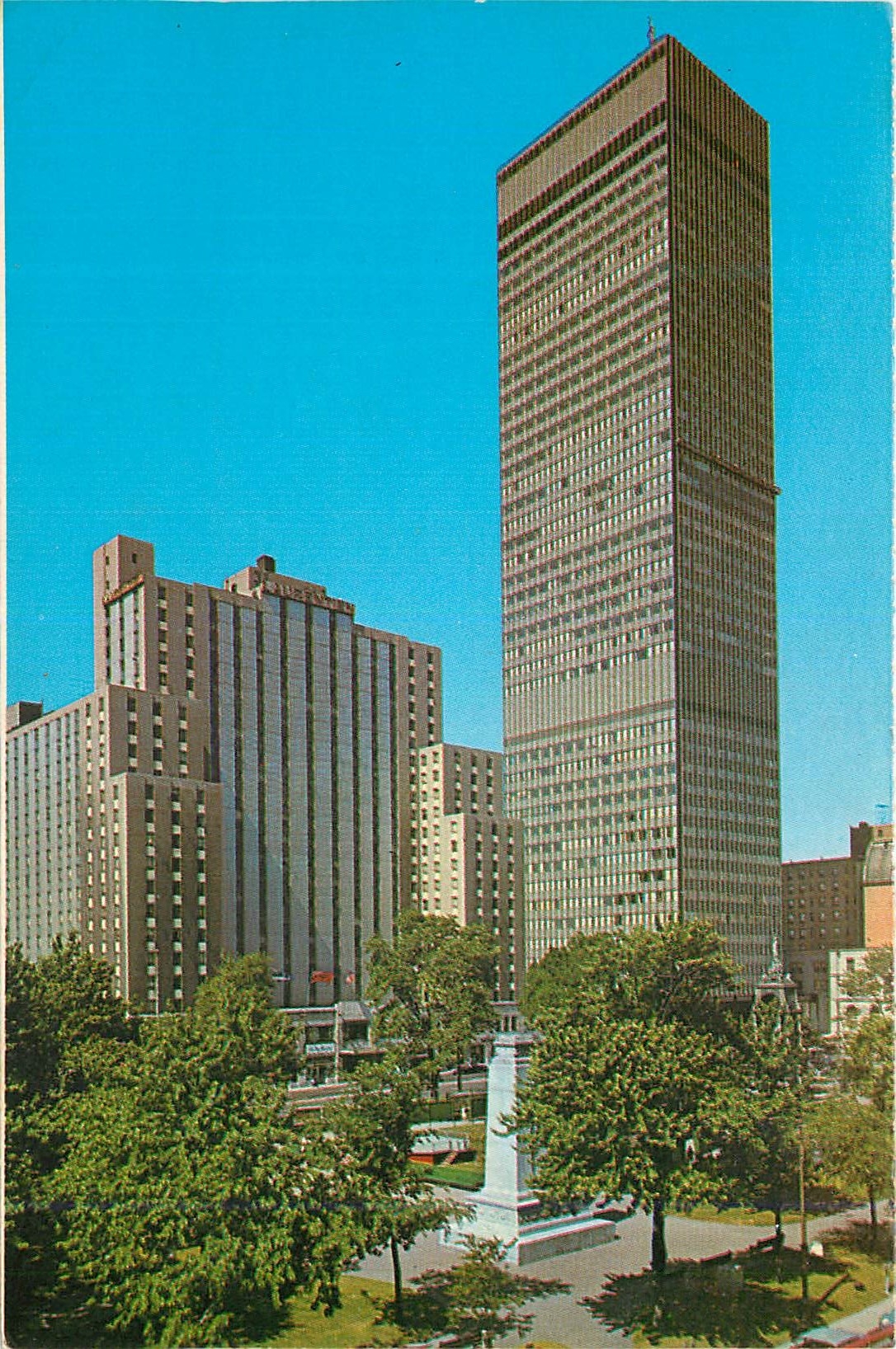 CPM Canada Montreal Quebec Square Dominion Hotel Sheraton