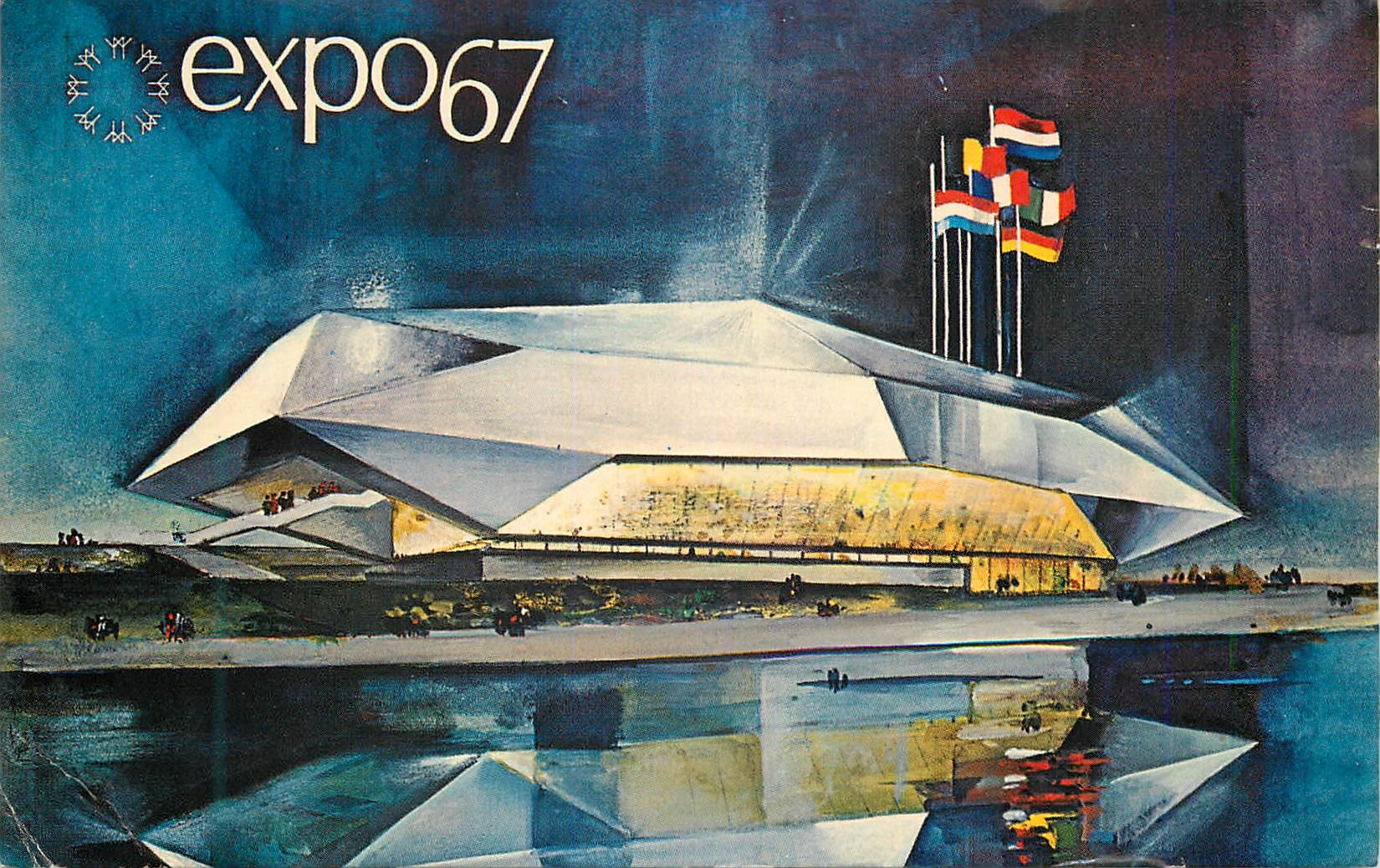 CPM Canada Montreal Pavillon de la Communaute Europeenne Expo 67