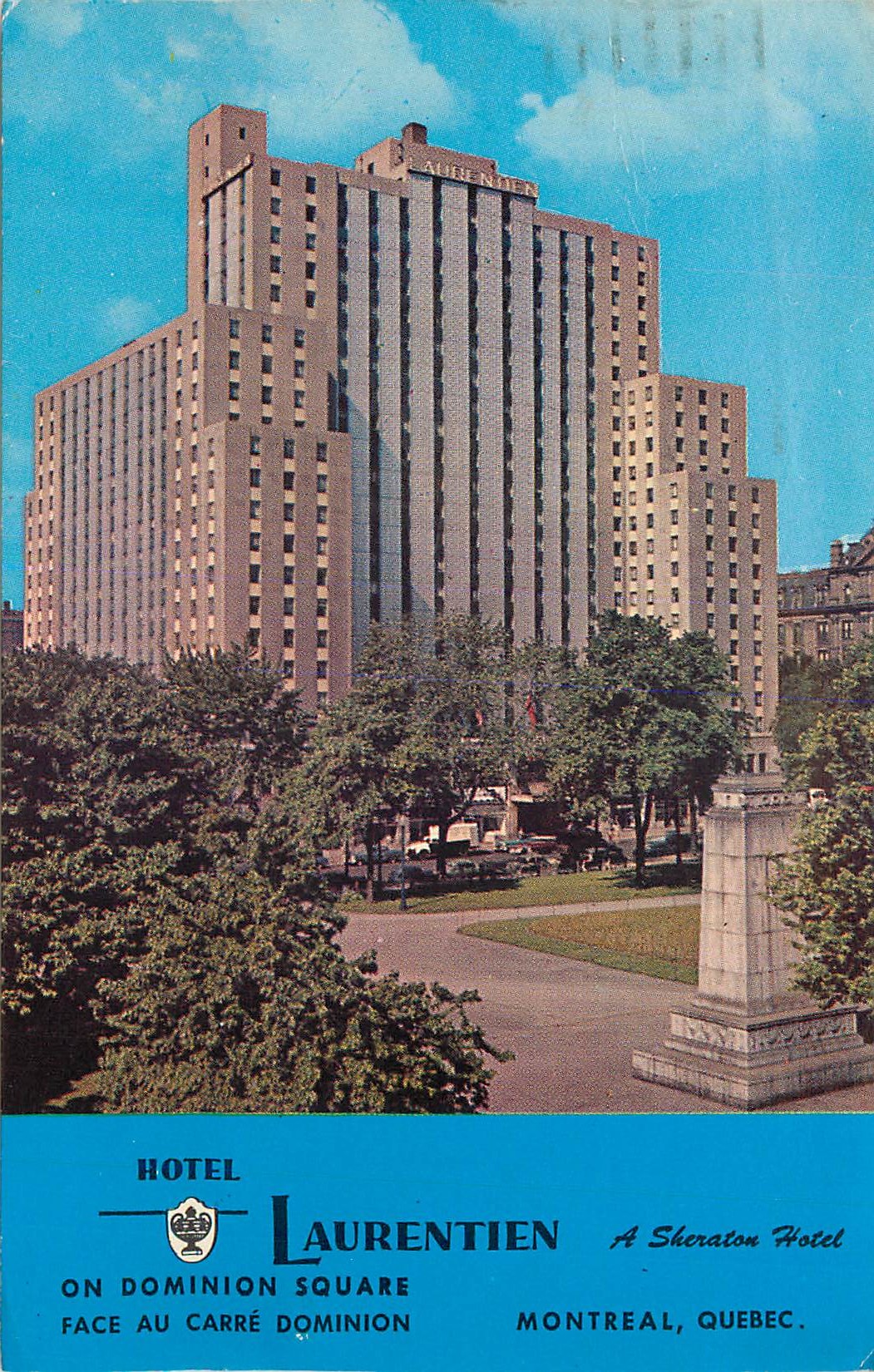 CPM Canada Montreal Le Laurentien Sheraton Hotel