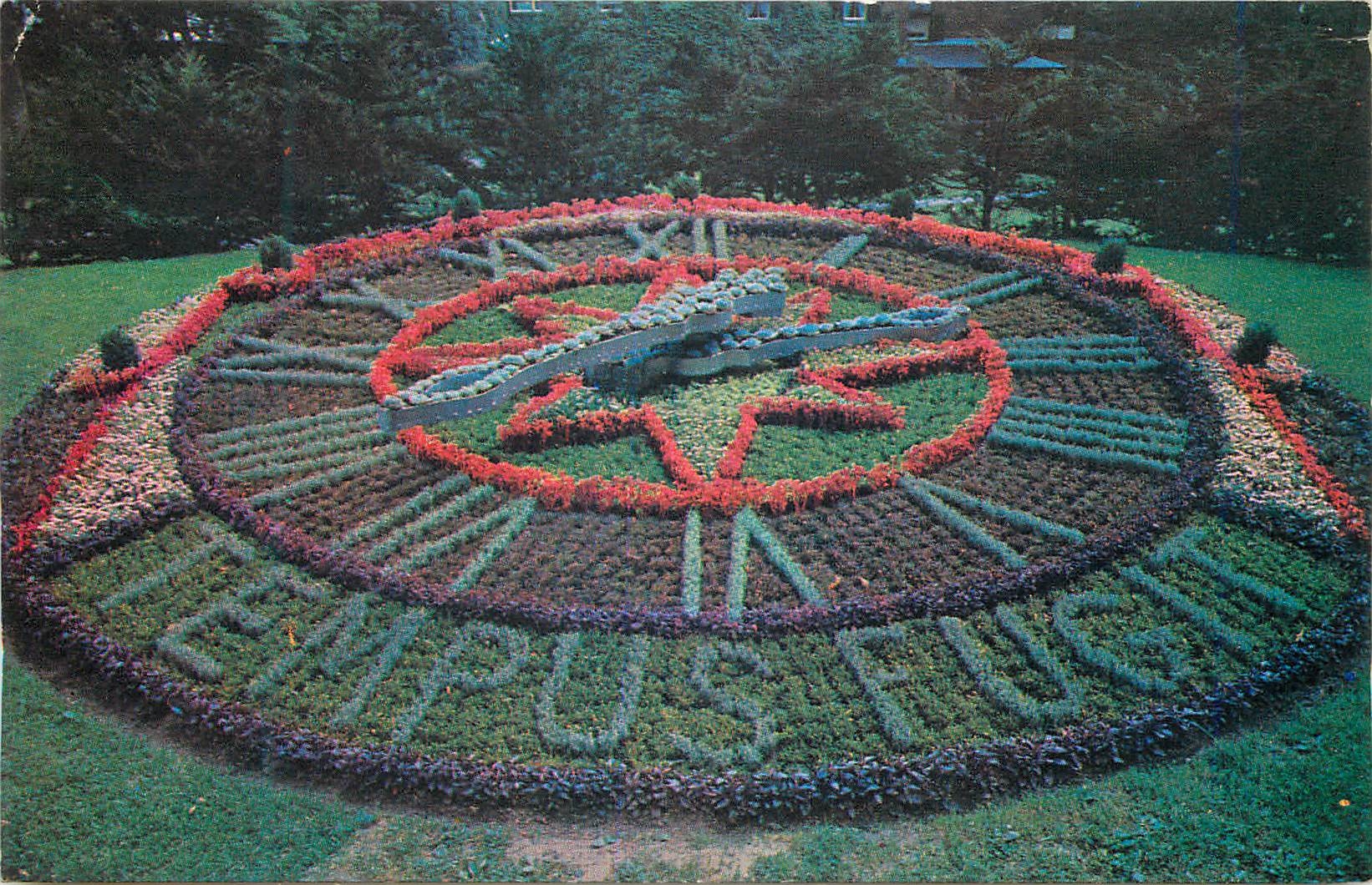 CPM Canada Montreal Magnifique Horloge Florale