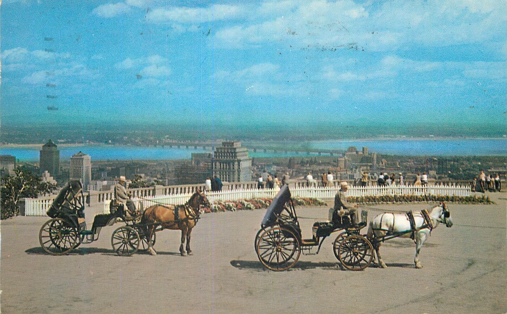 CPM Canada Montreal Des Caleches sur le Mont Royal