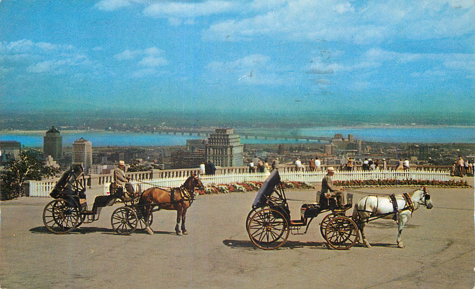 CPM Canada Montreal Des Caleches sur le Mont Royal