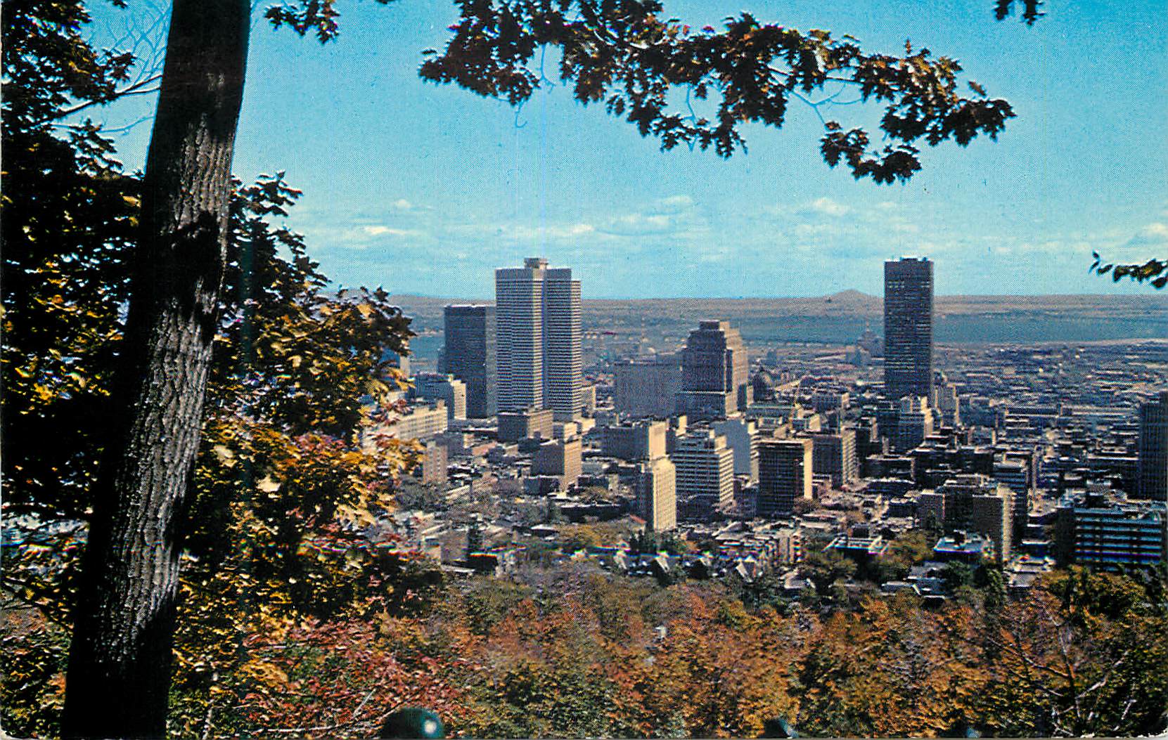 CPM Canada Montreal Quebec Vu du sommet du Mont Royal