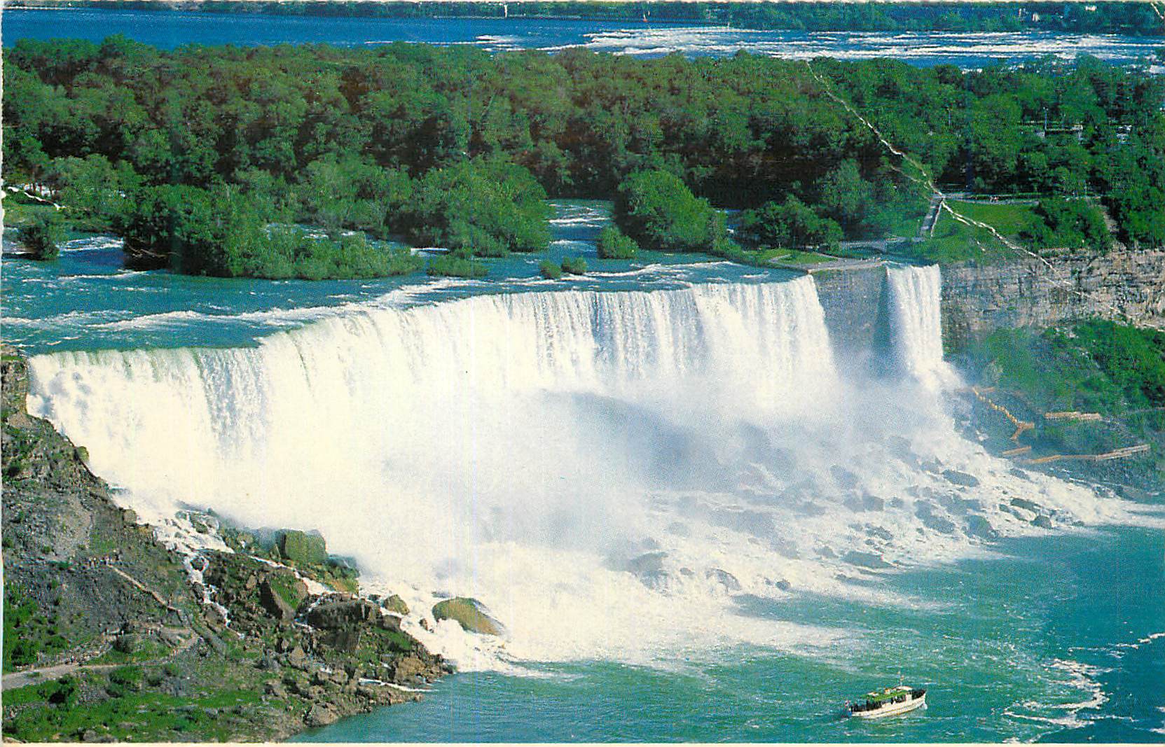 CPM Canada Ontario Niagara Falls A bird's eye view of the American Fall