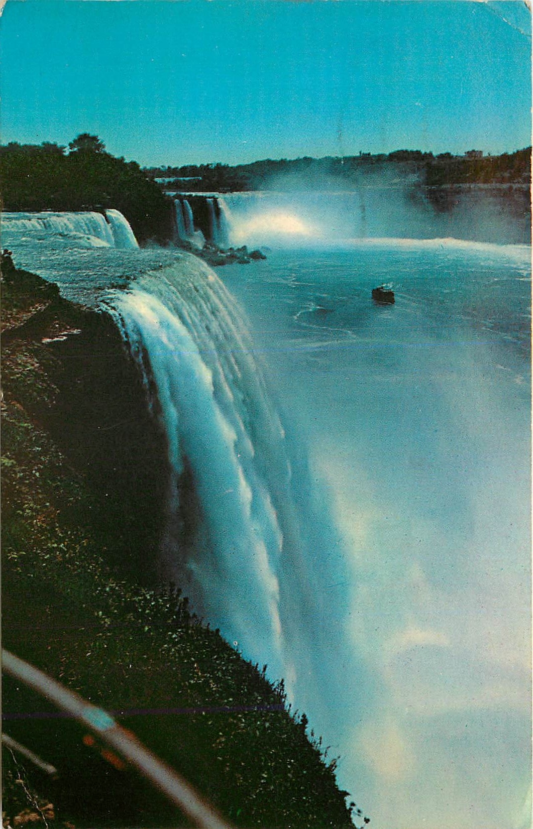 CPM Canada Ontario Niagara Falls American and Horseshoe Falls from Prospect 