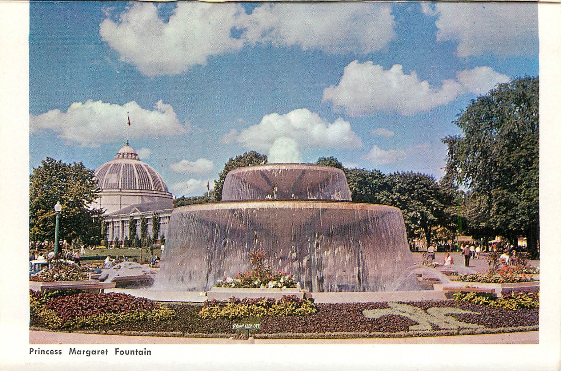 CPM Niagara Fireworks Display Princess Margaret Fountain — Rückseite