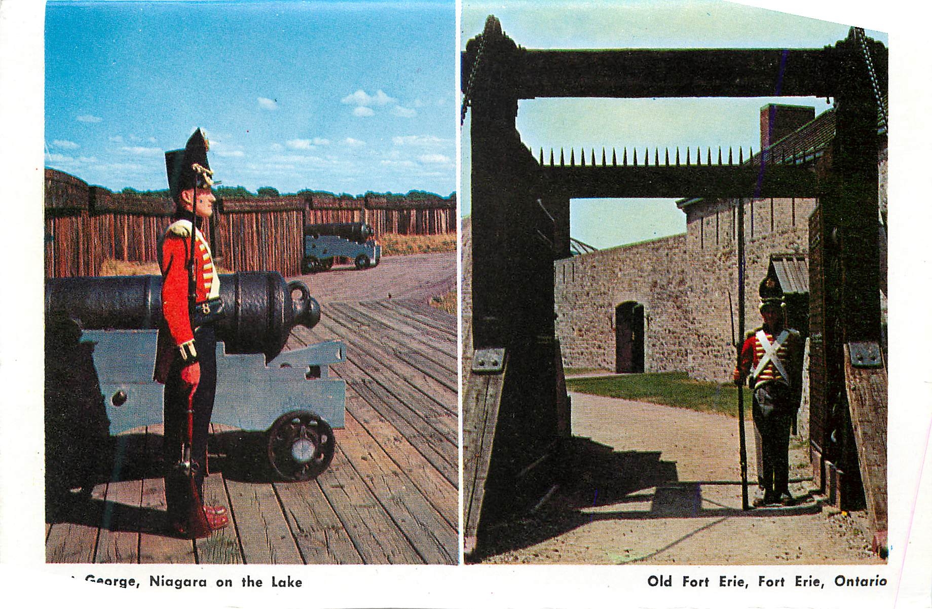 CPM Niagara Falls and Oakes Gardens Militaria
