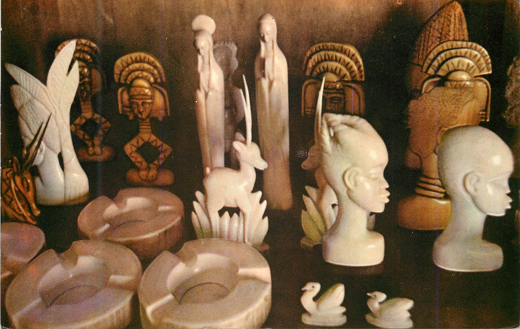 CPM Republique Centrafricaine Objets en Ivoire