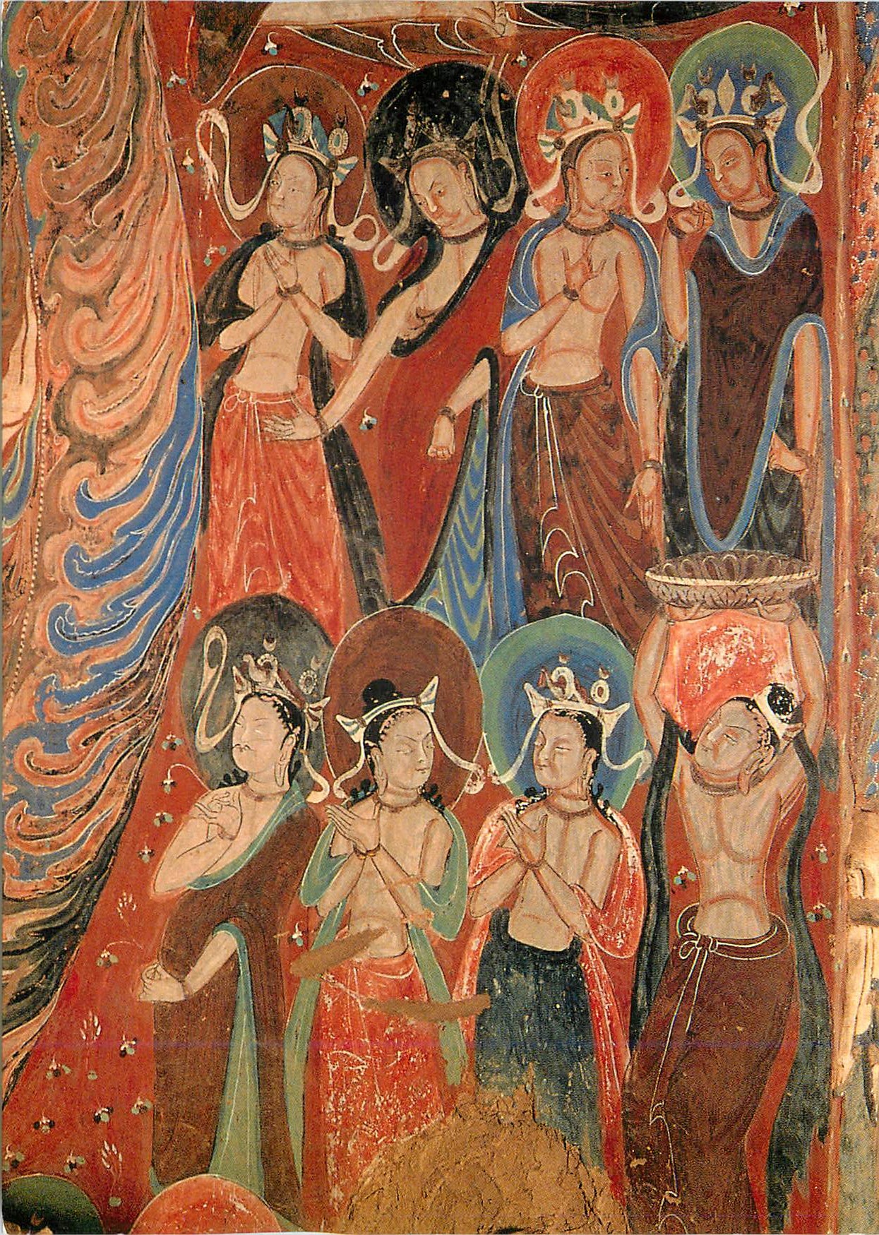 CPM China Mural Worshiping Berlhisattua