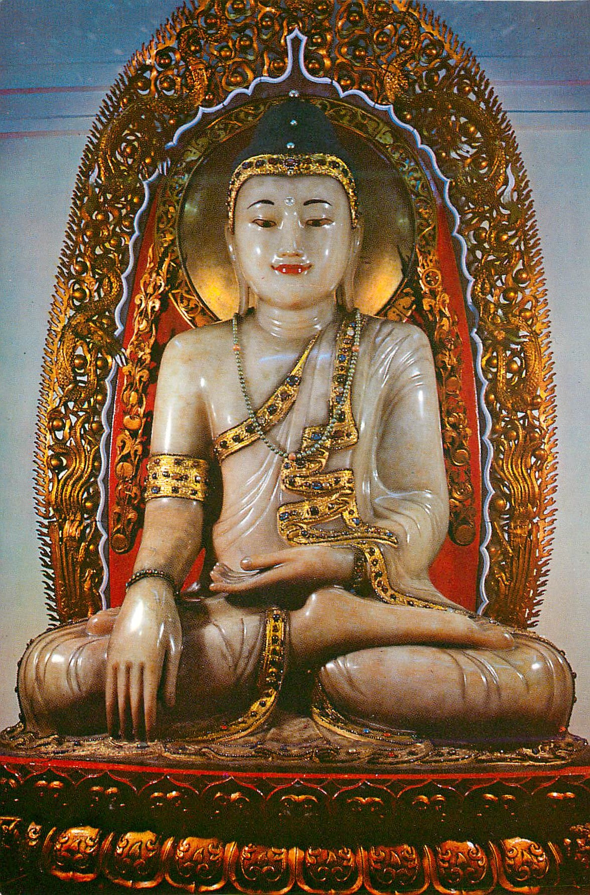 CPM China Shanghai Jade Buddha Temple White Jade Buddha Sakyamuni