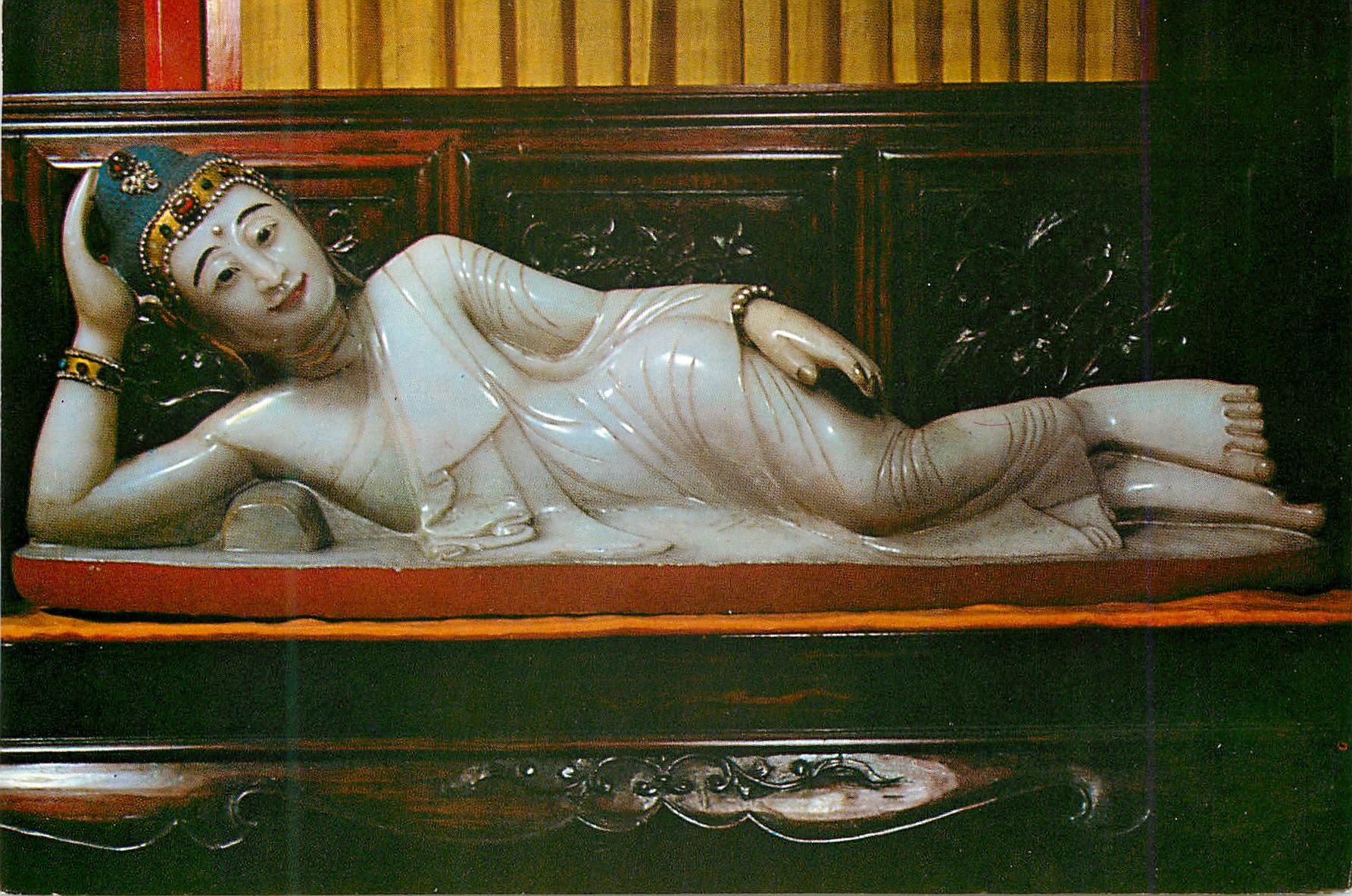 CPM China Shanghai Jade Buddha Temple Reclining White Jade Buddha