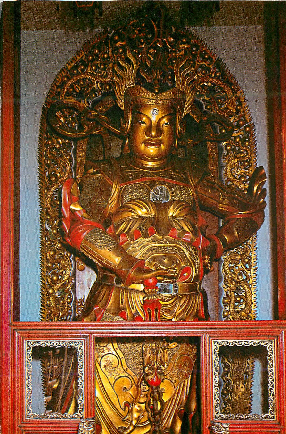 CPM China Shanghai Jade Buddha Temple Skanda Bodhisativa