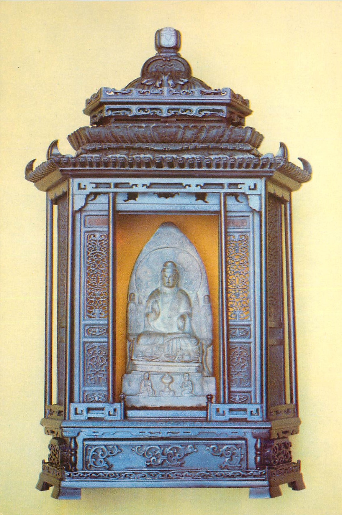 CPM China  Shanghai Jade Buddha Temple Yellow Jade Buddha of Medicine (North Wei Dynasty)