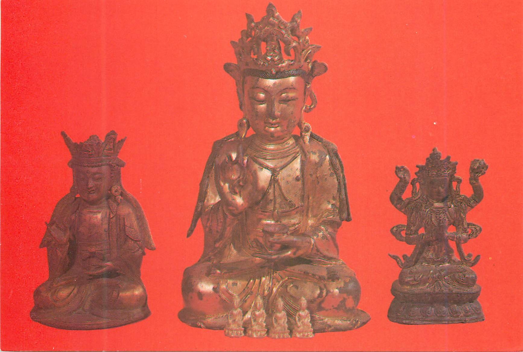 CPM China A bronze figure of Buddha