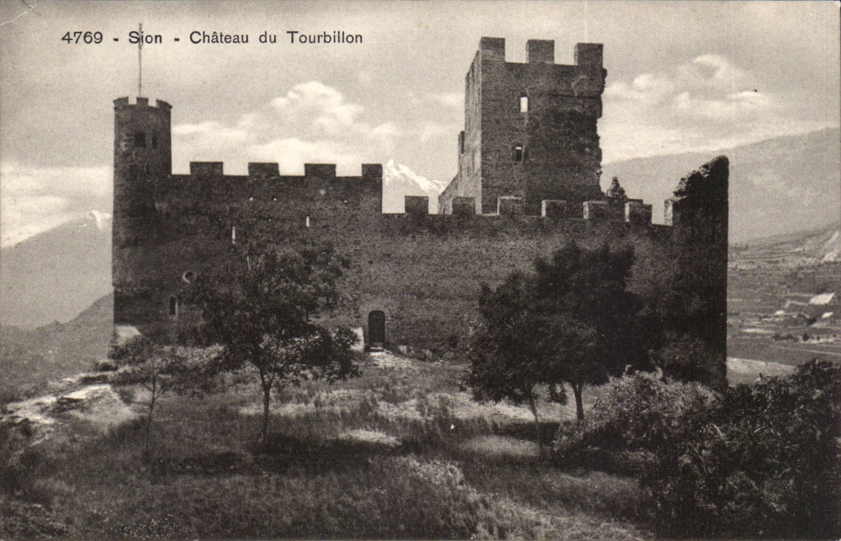 CPA Suisse Sion Chateau du Tourbillon