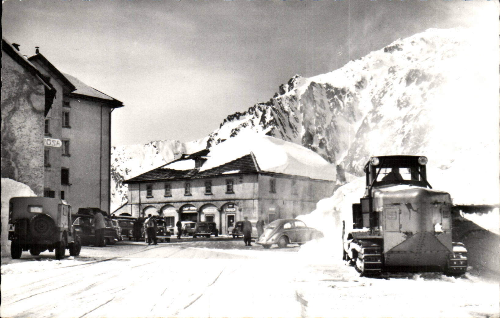 CPA Suisse Passo del S gottardo Ospiqio 2091m