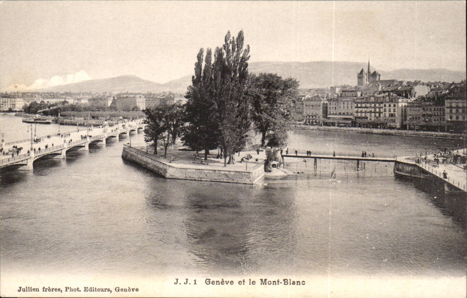 CPA Suisse Geneve et le Mont Blanc