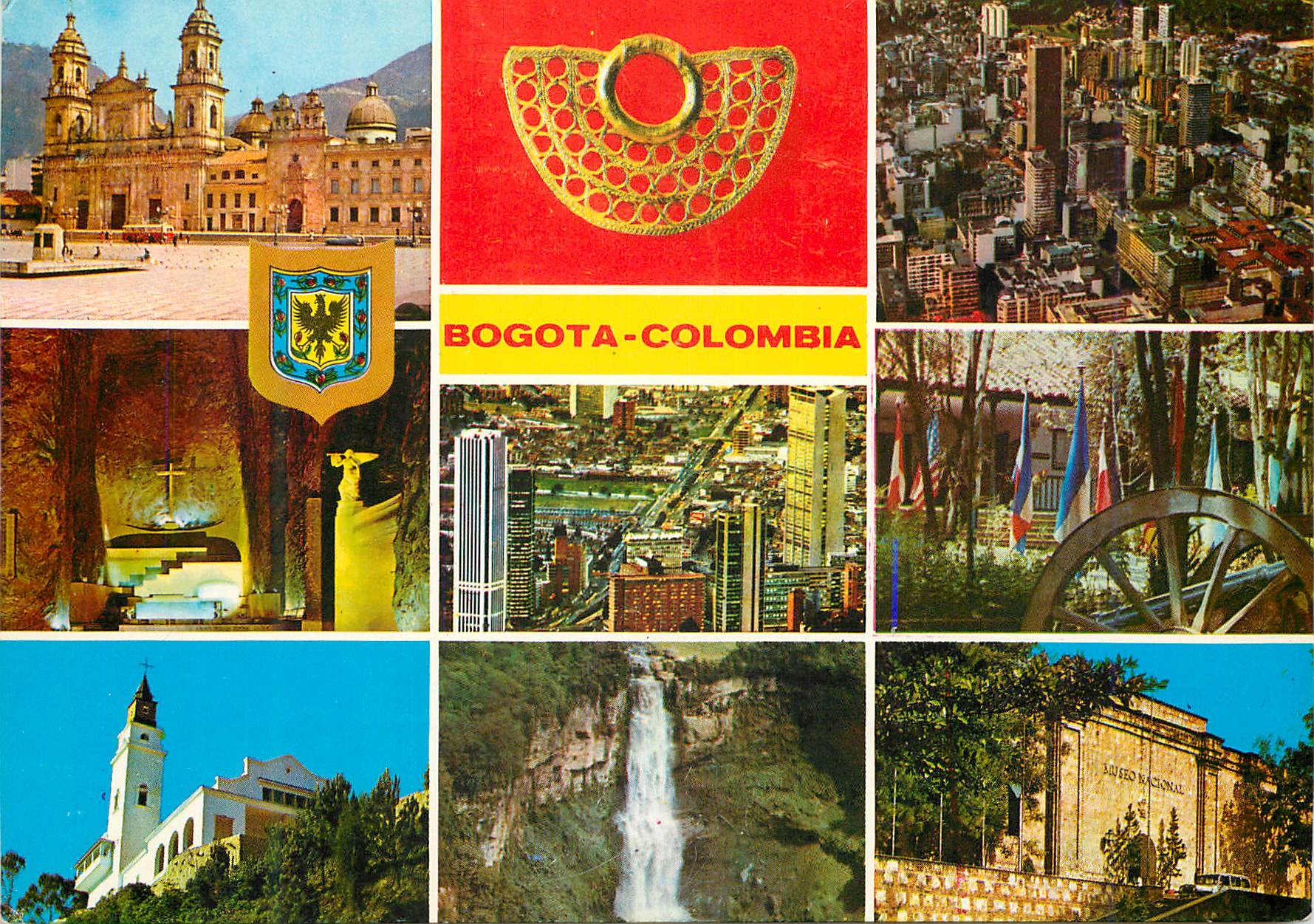 CPM Colombia Bogota DE Catedral primada de Bogota catedral de Sal de Zipaquira Santuario de Monserrate