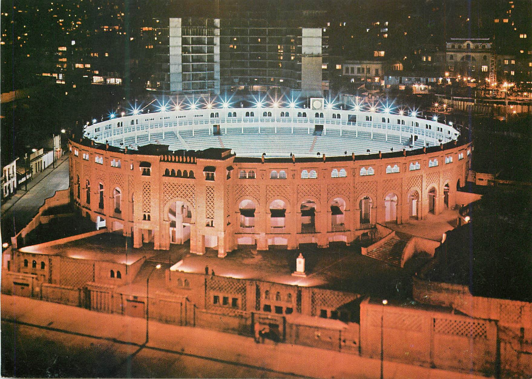 CPM Colombia Bogota Night view of the Santamaria Bullfight Fong
