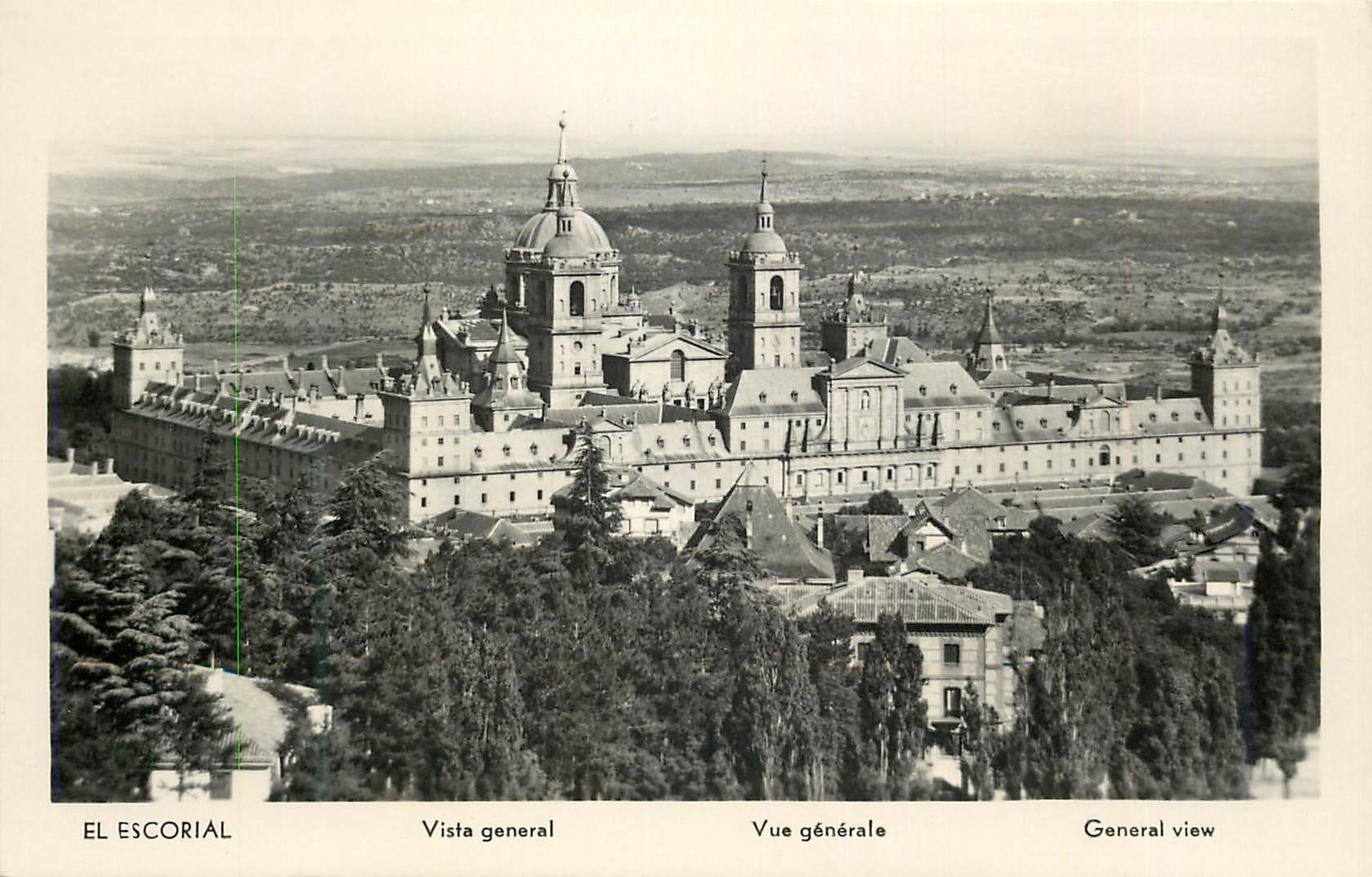 CPM El Escorial Vue Generale