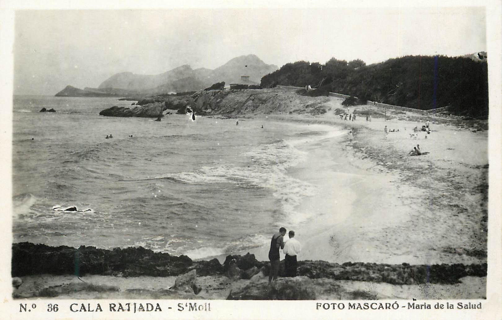 CPM Foto Mascaro Maria de la Salud Cala Matjada