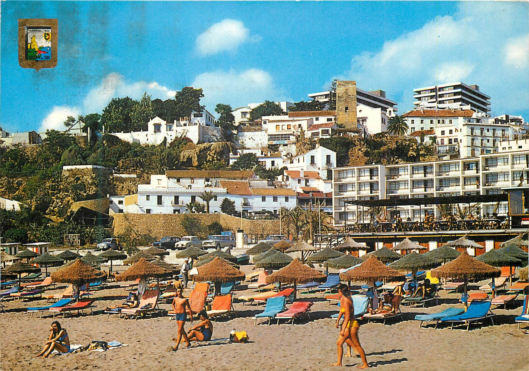 CPM Torremolinos Costa del Sol El Bajondillo Plage