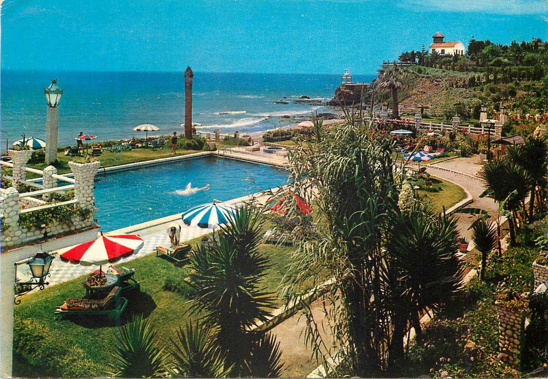 CPM Torremolinos Costa del Sol Benalmadena Piscine H Marimar Jardines y Costa