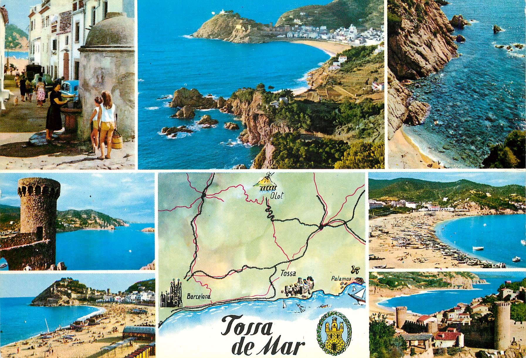 CPM Tossa de Mar Costa Brava le Decoratif Joyeux et ravissant village