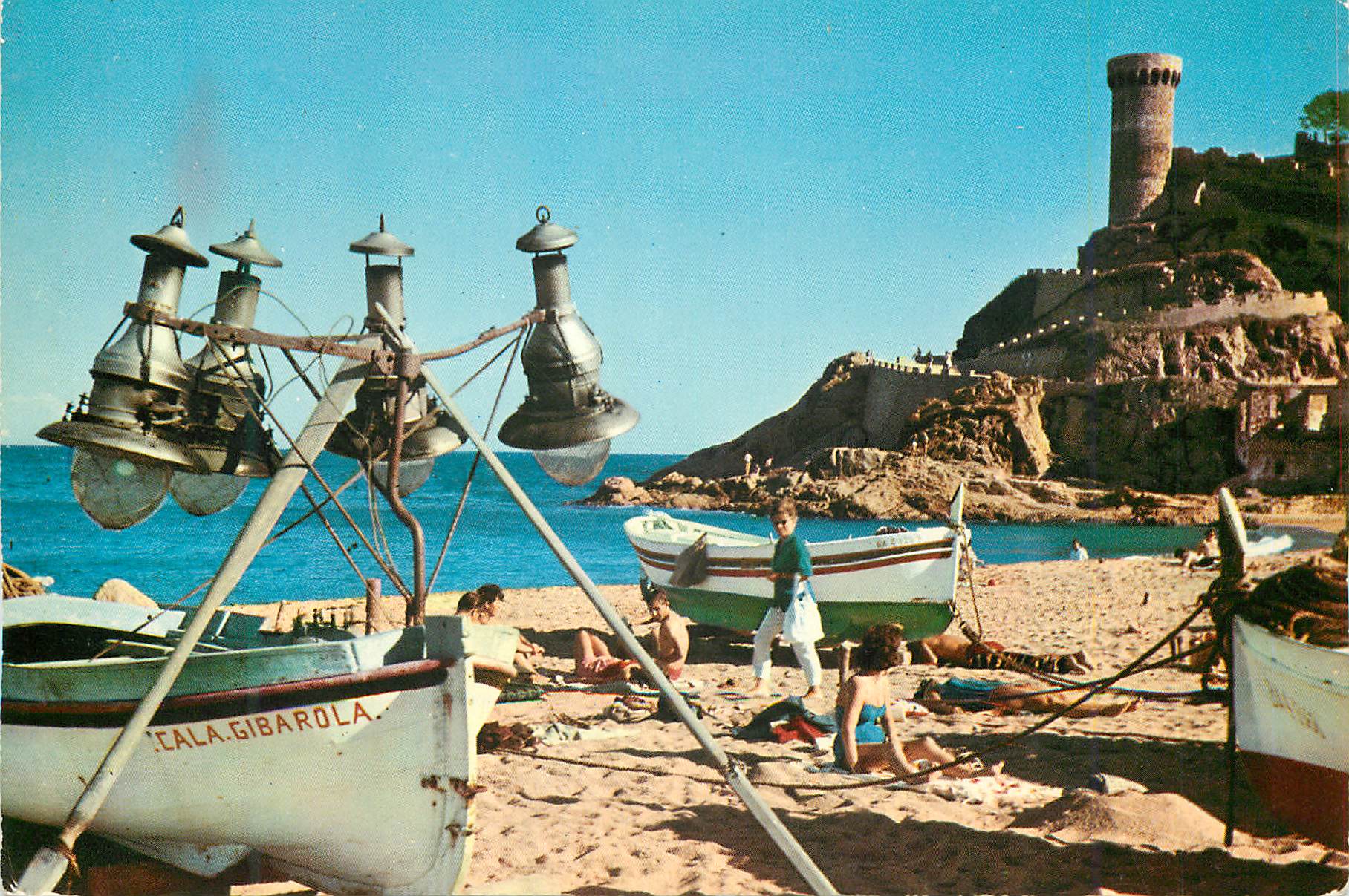 CPM Tossa de Mar Costa Brava Detail de la Plage