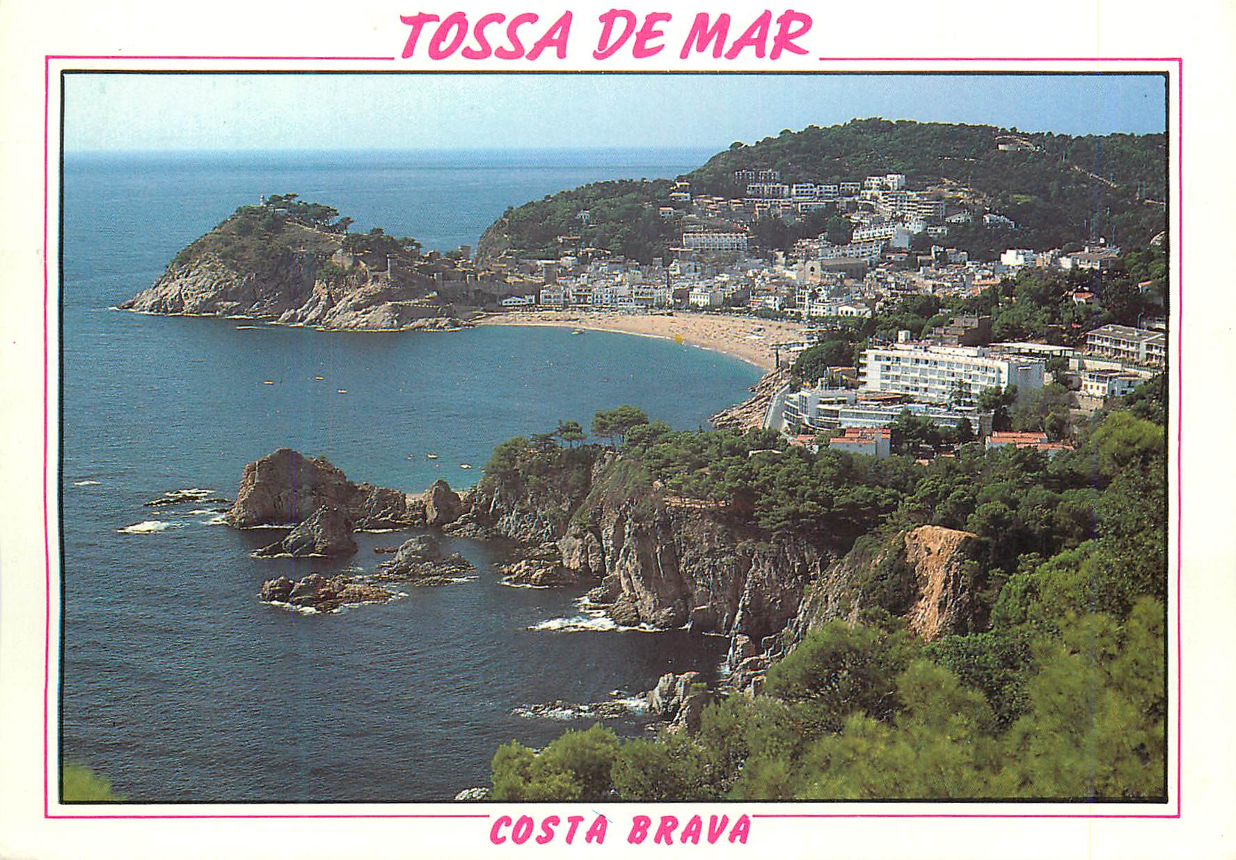 CPM Tossa de Mar Costa Brava le Merveilleux ensemble de ses plages et de ses cotes