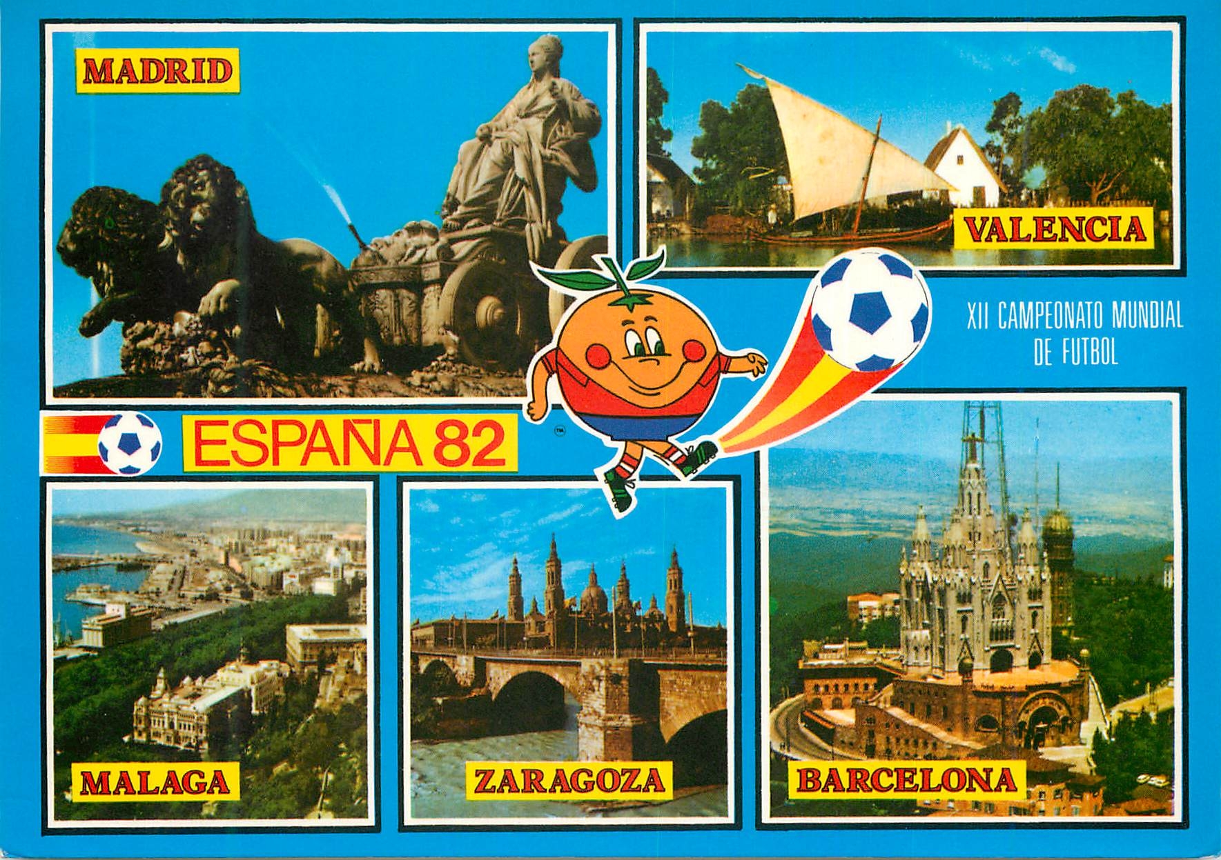 CPM Espana XII Campeonato Mundial de Futbol Football Coupe du Monde 1982