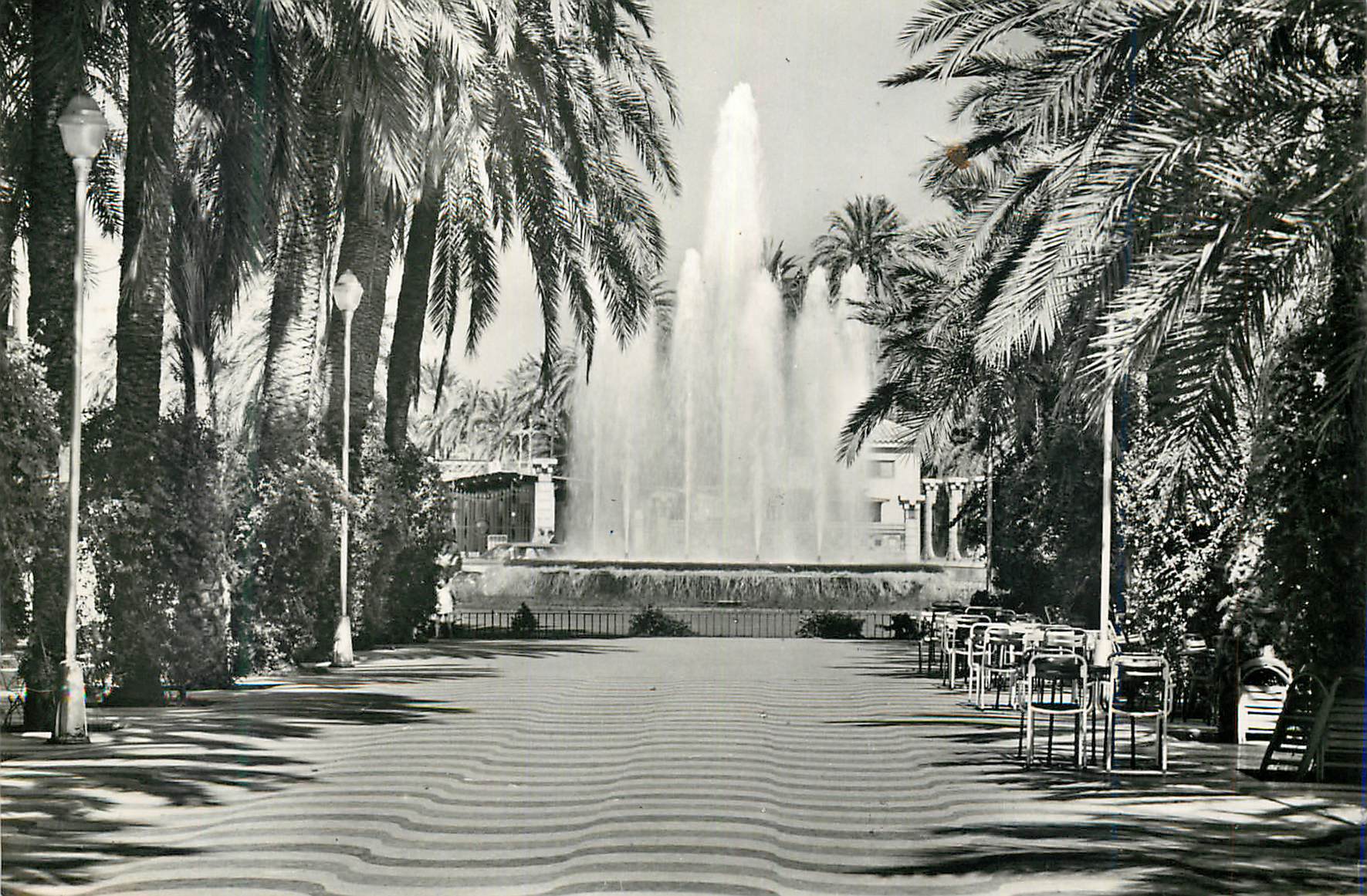 CPM Alicante Promenade et Fontaine