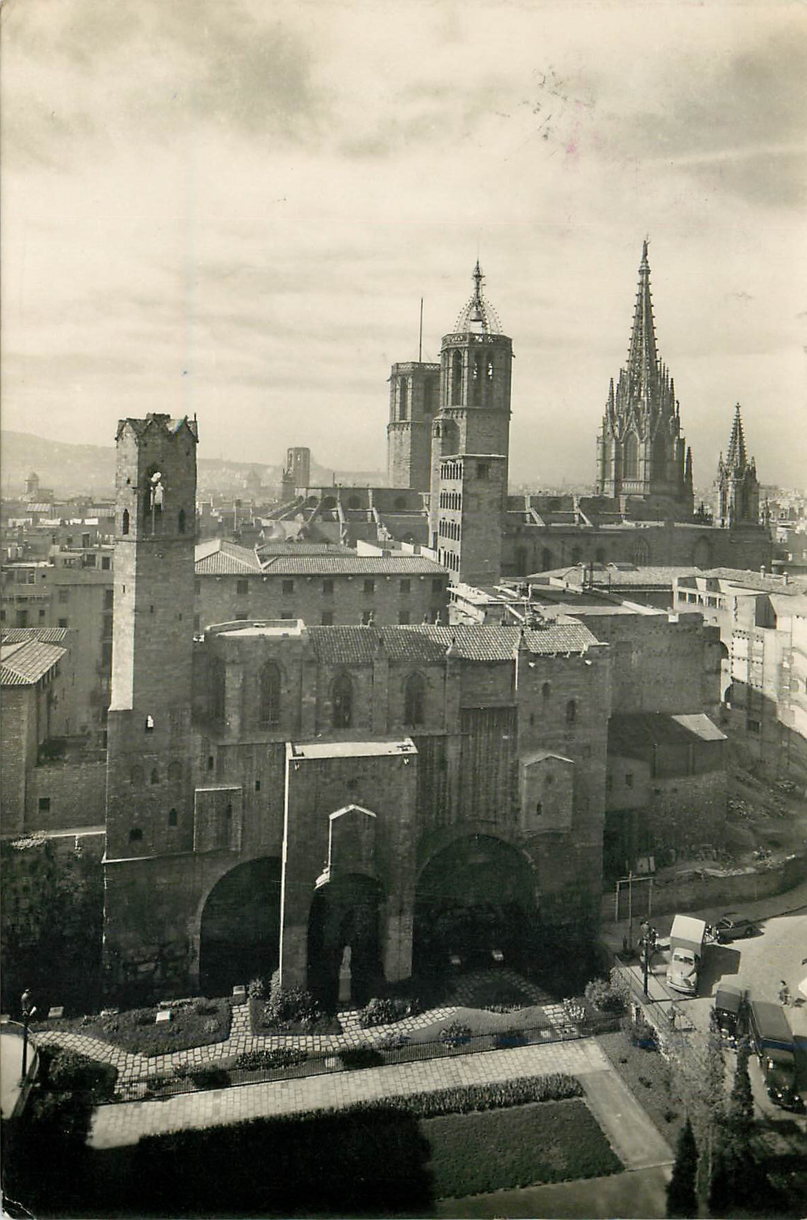 CPM Barcelona Place du Roi Berenguerle Grand