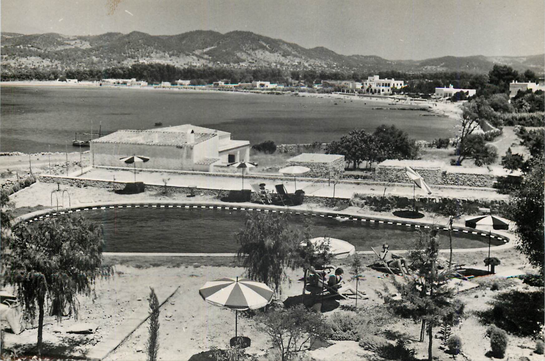 San Antonio — vue depuis l'Hotel Bahía — Tarieta Postal, série I n°3695