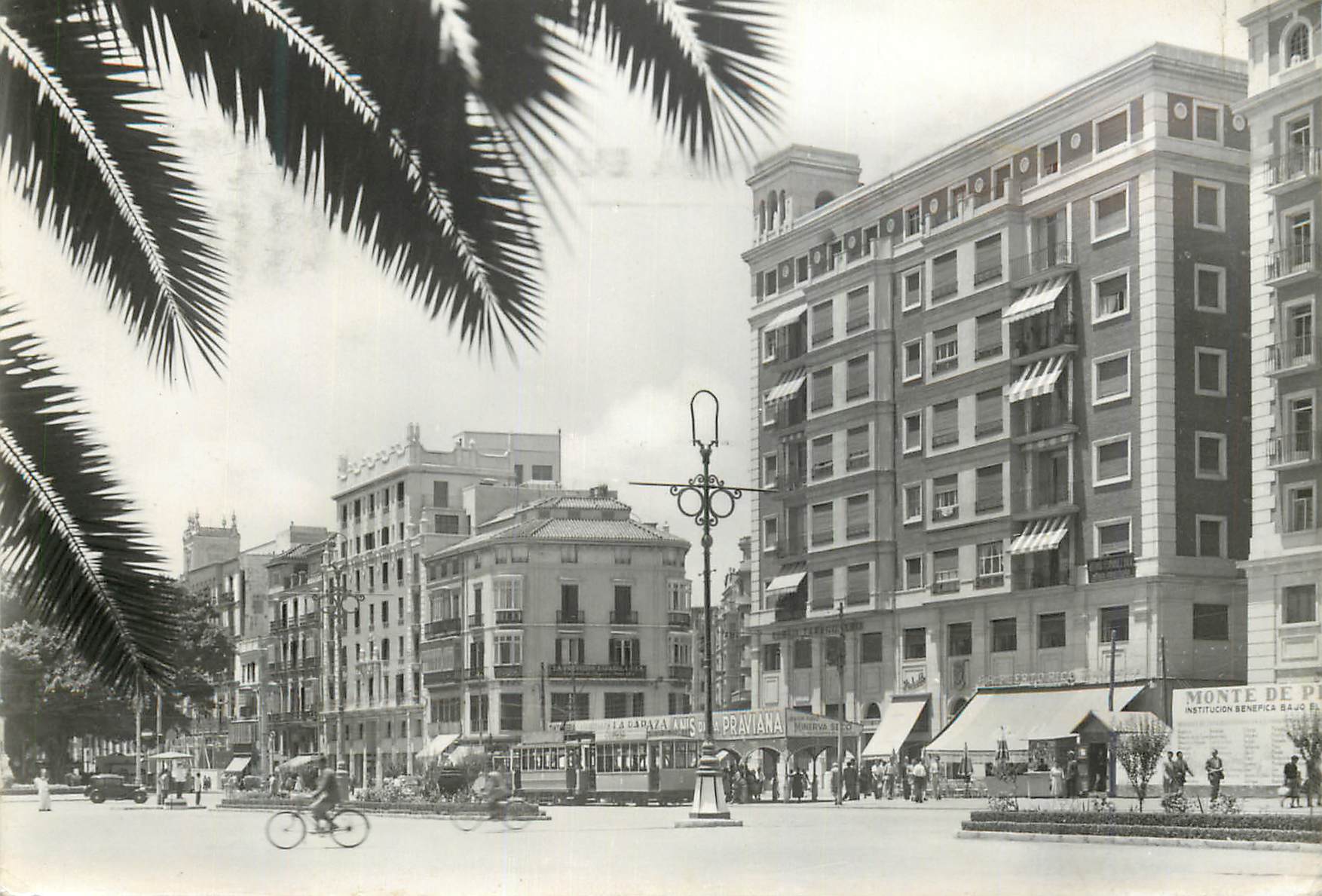 CPM Malaga Plaza del General Quiepo de Llano Tramway